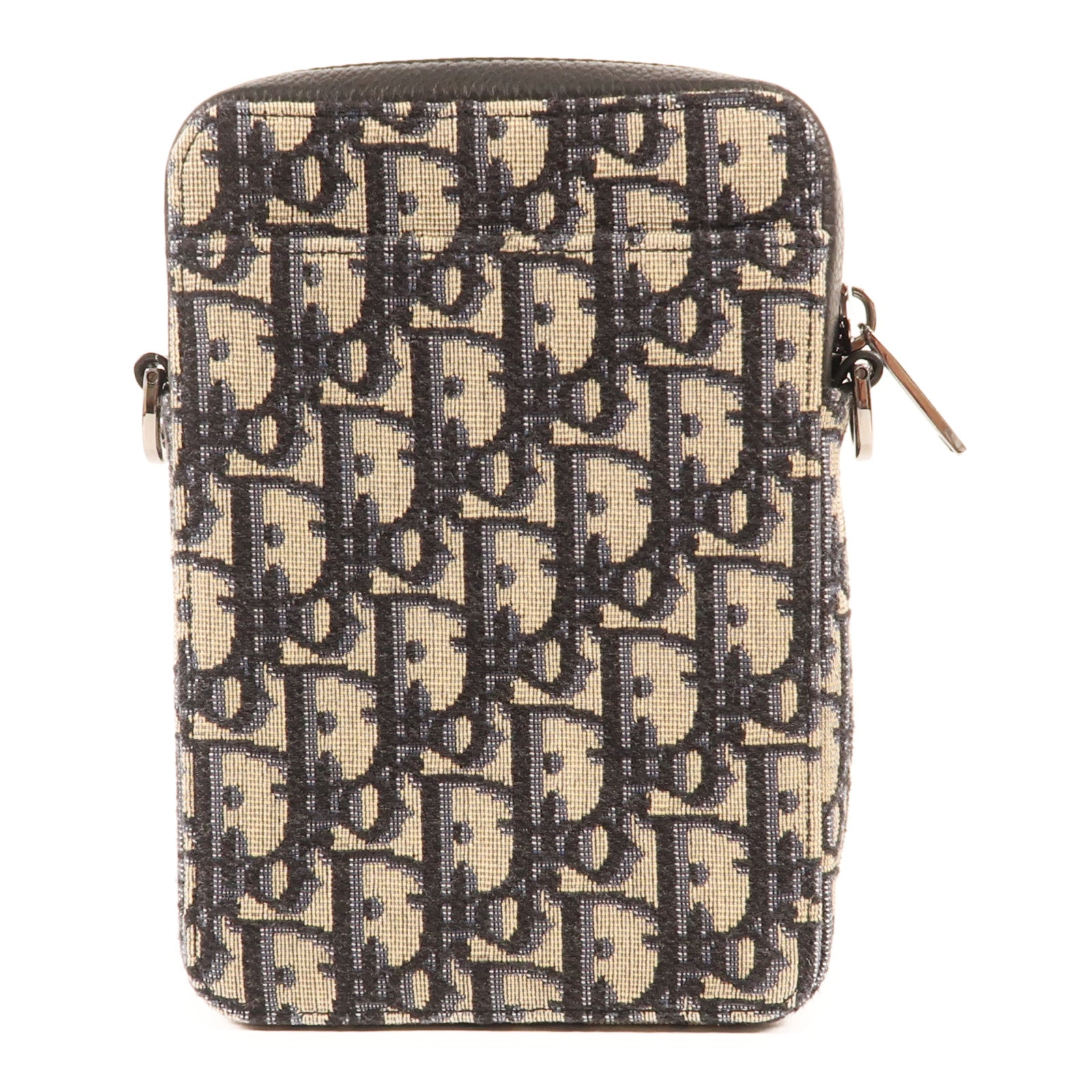 Dior 帆布Shoulder Bag銀扣肩背袋