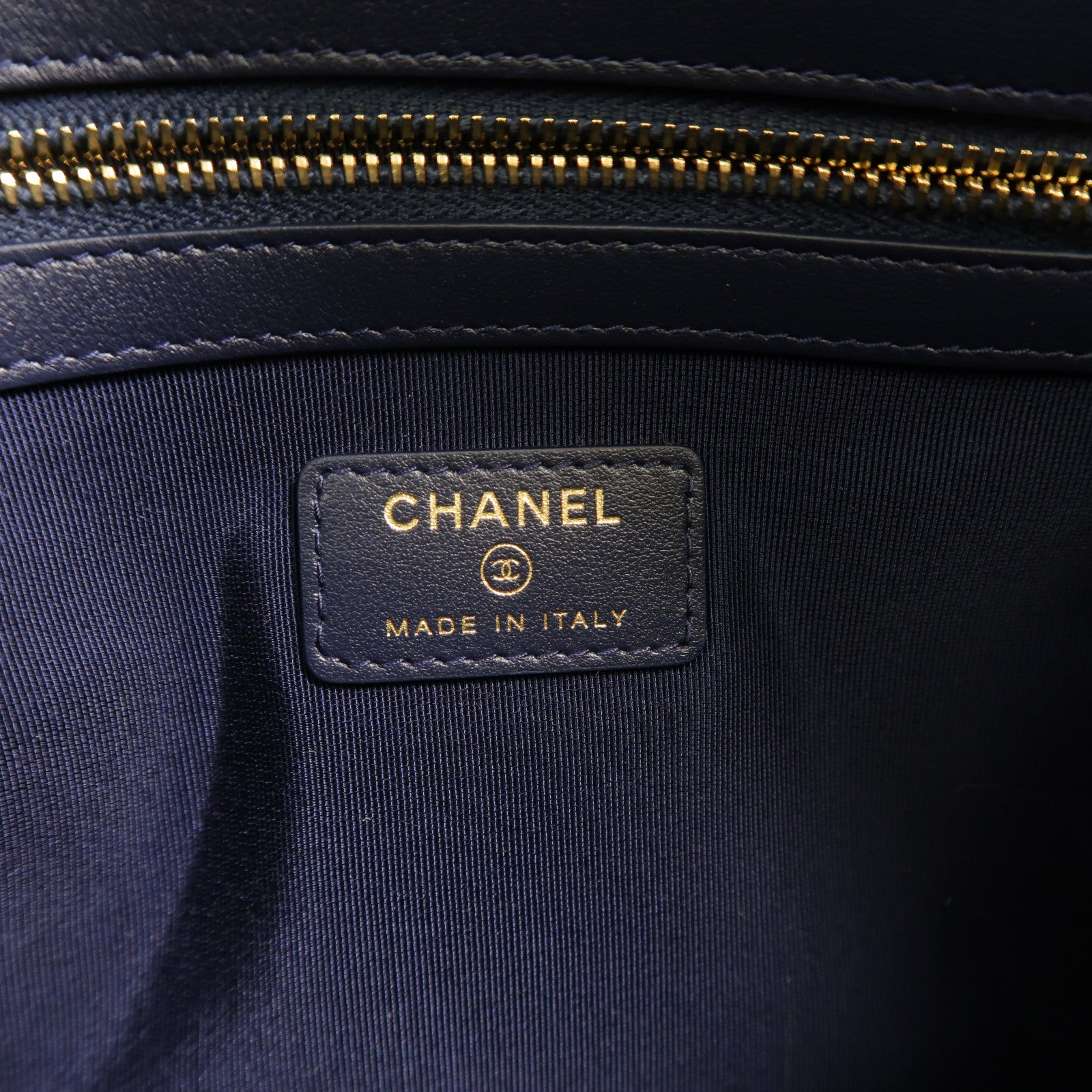 CHANEL 帆布Deauville Clutch Medium手拿包