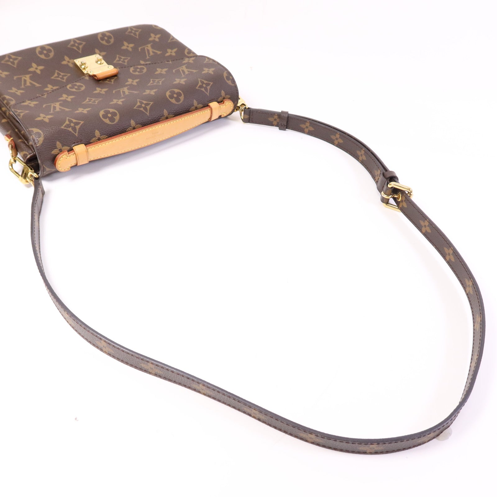LOUIS VUITTON Monogram Pochette Metis MM金扣手挽肩背兩用袋