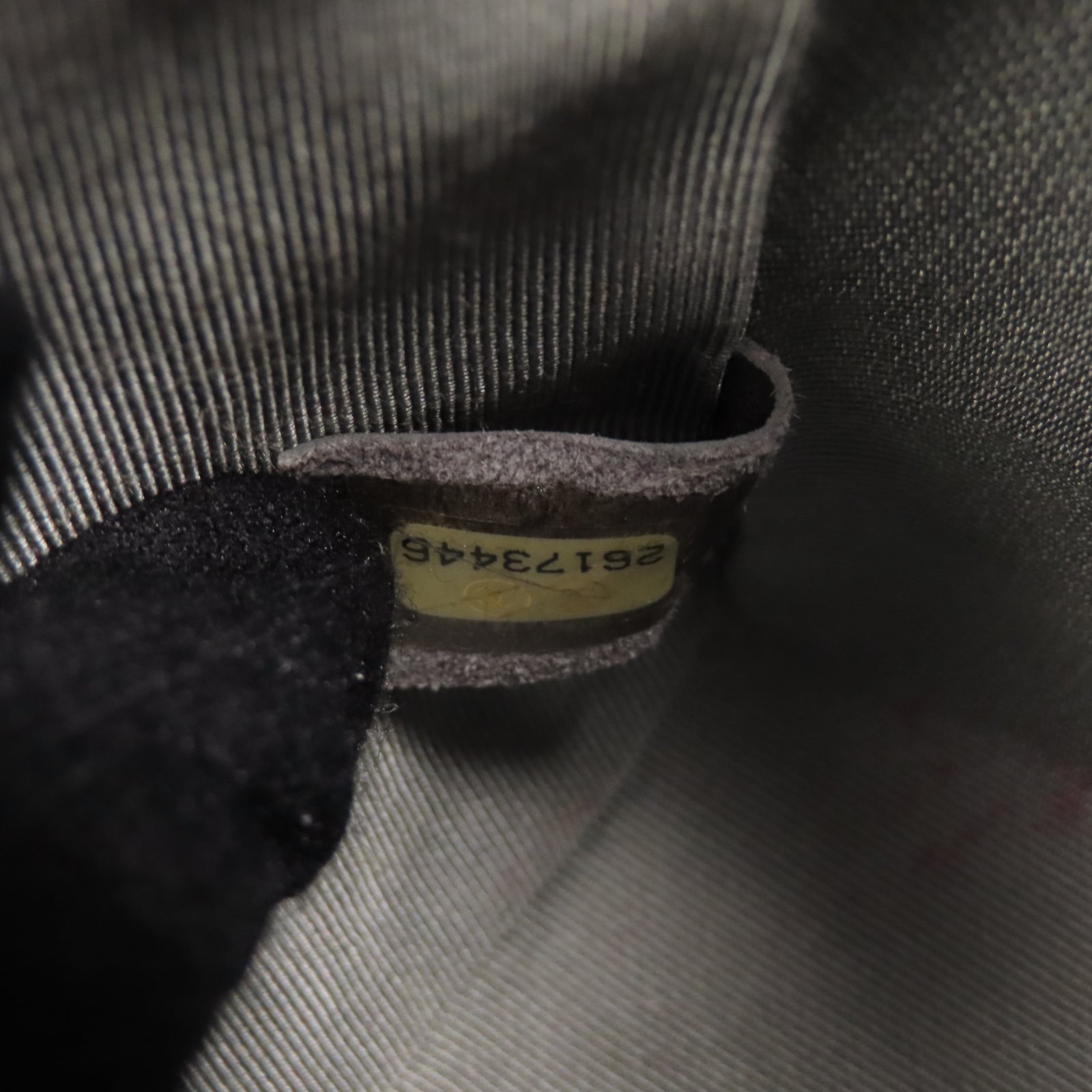 CHANEL 【激減優惠】斜紋牛皮皮革Statement Flap金扣鏈帶肩背袋灰色