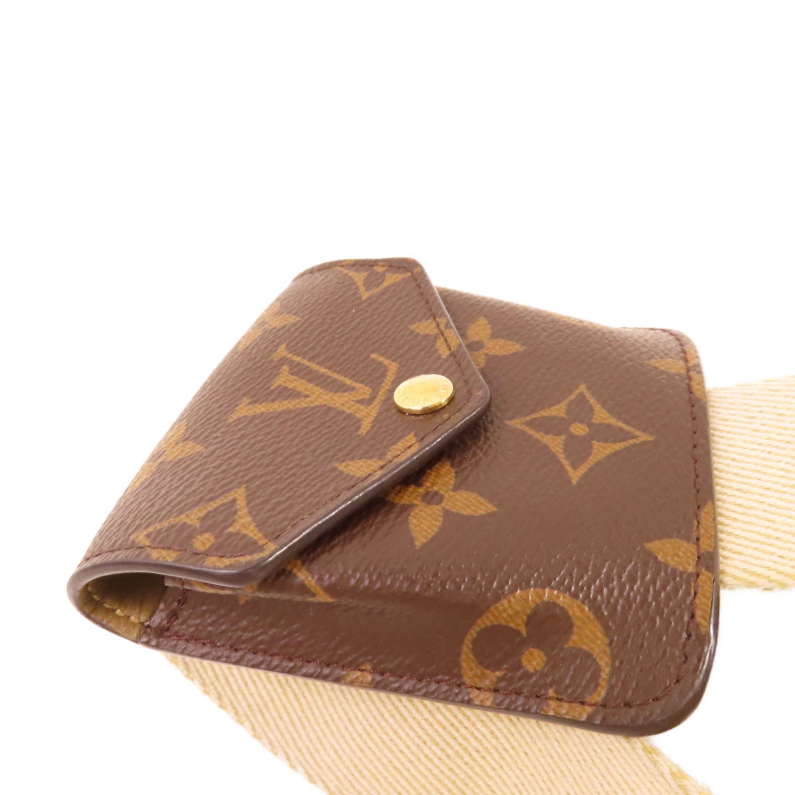 LOUIS VUITTON 【激減優惠】Monogram Utility Shoulder Bag金扣手挽肩背兩用袋啡色