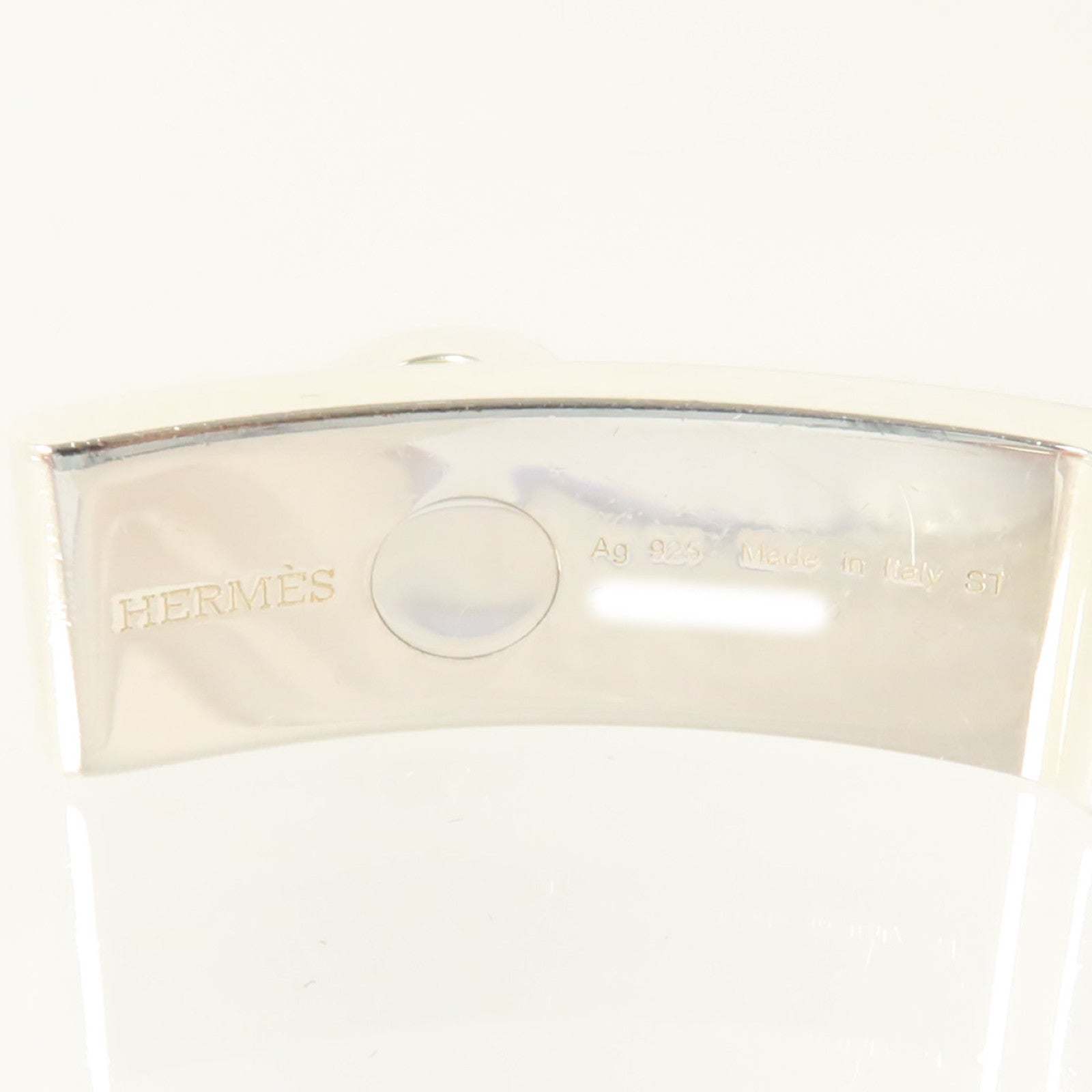 HERMES 925純銀Kelly Gourmette Bracelet銀扣手鏈