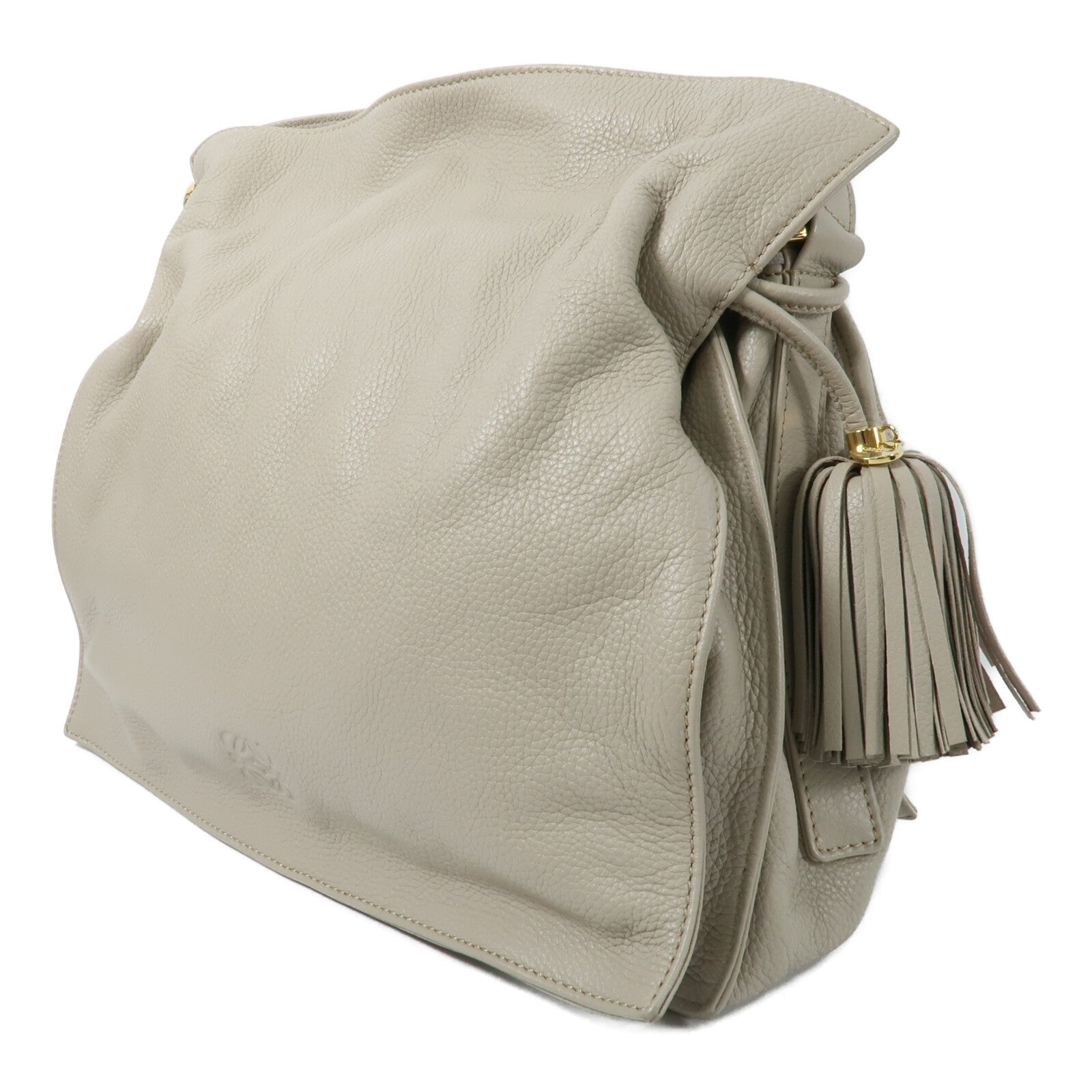 LOEWE 牛皮皮革Flamenco肩背袋