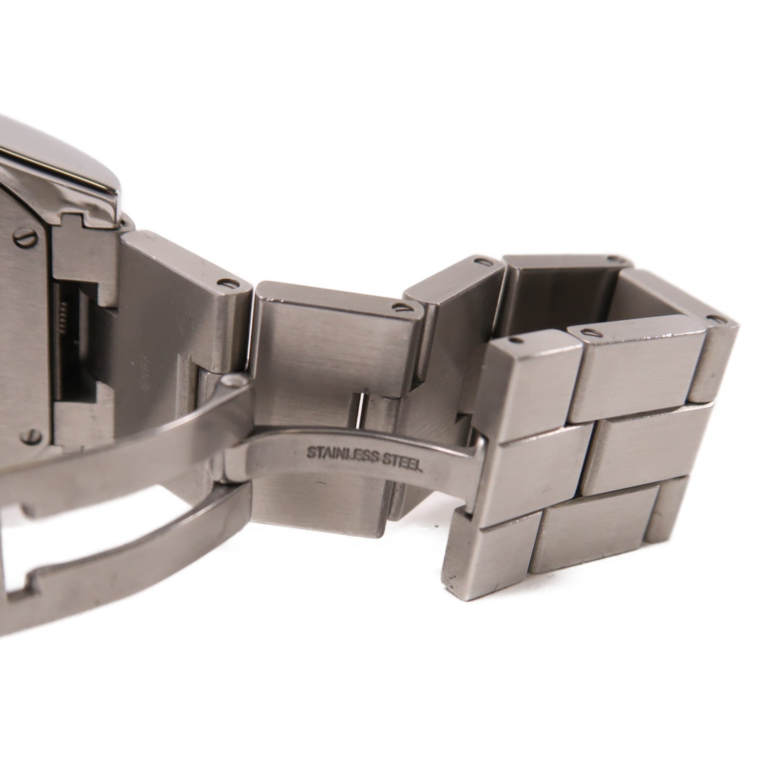 CARTIER Roadster不鏽鋼手錶自動機芯銀色