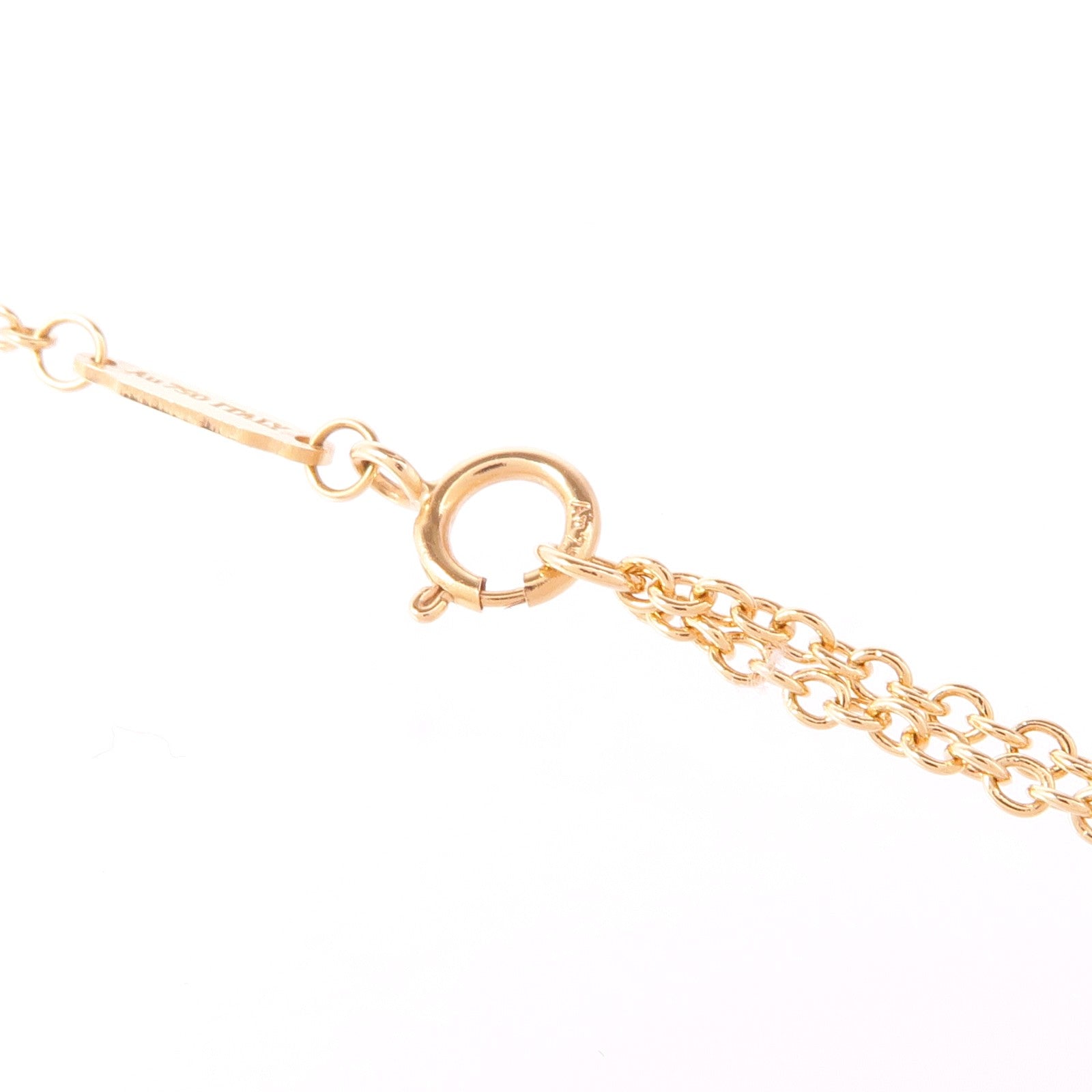 TIFFANY＆CO 18K玫瑰金Tiffany knot項鍊