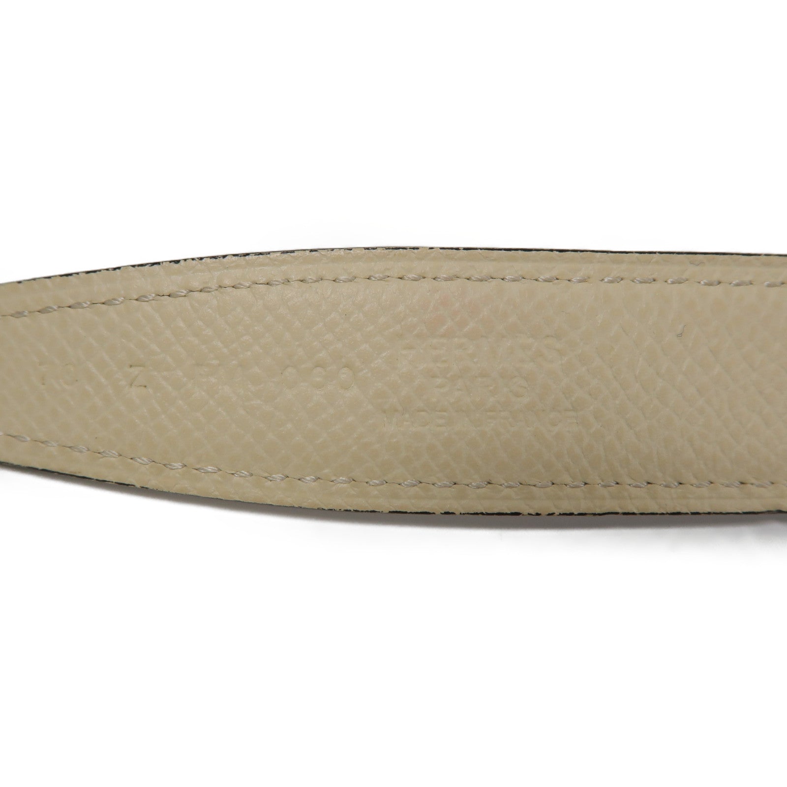 HERMES GHW Belt Epsom Leather Nata