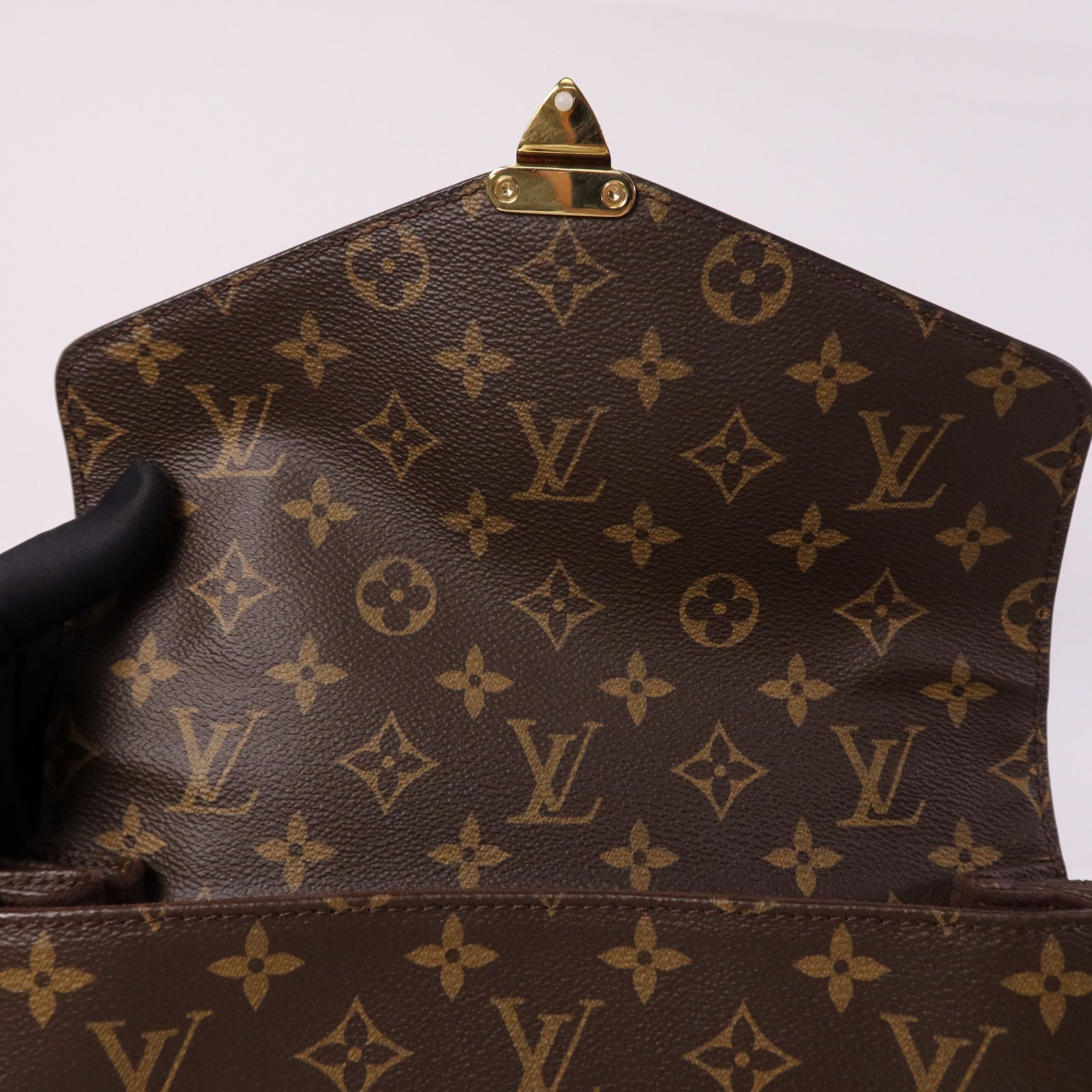 LOUIS VUITTON Monogram Pochette Metis MM金扣手挽肩背兩用袋