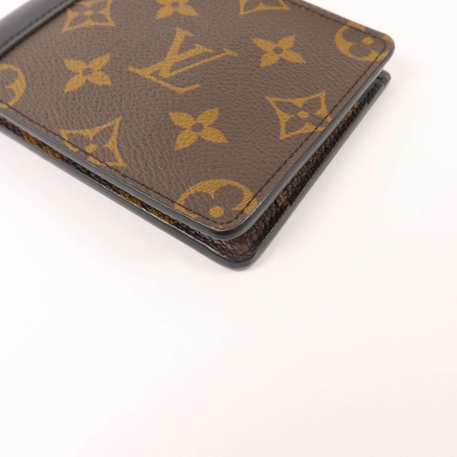 LOUIS VUITTON Monogram Macassar Multiple Wallet錢包