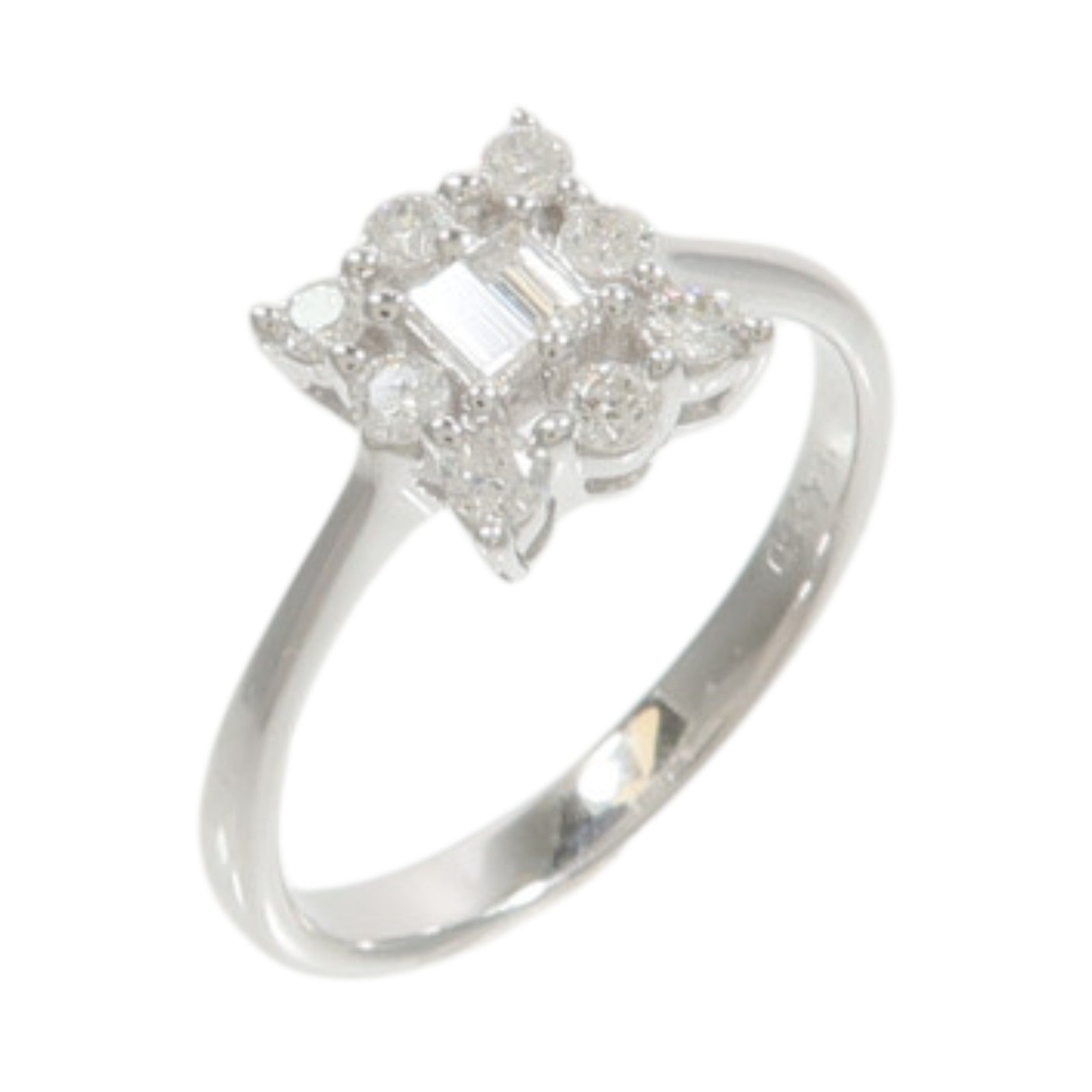 JEWELRY 18K白金Diamond Ring鑽石戒指