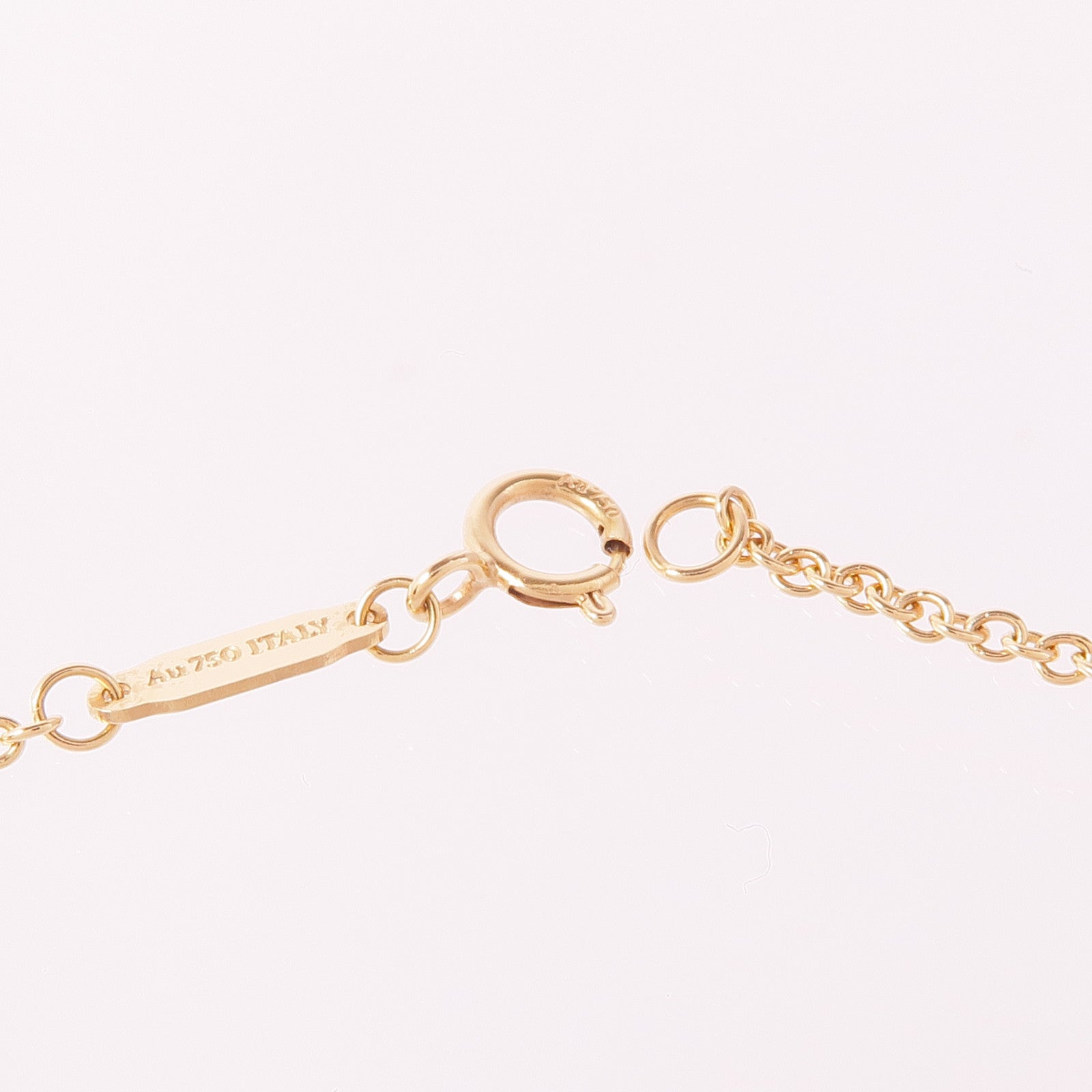 TIFFANY＆CO 18K玫瑰金Tiffany knot項鍊
