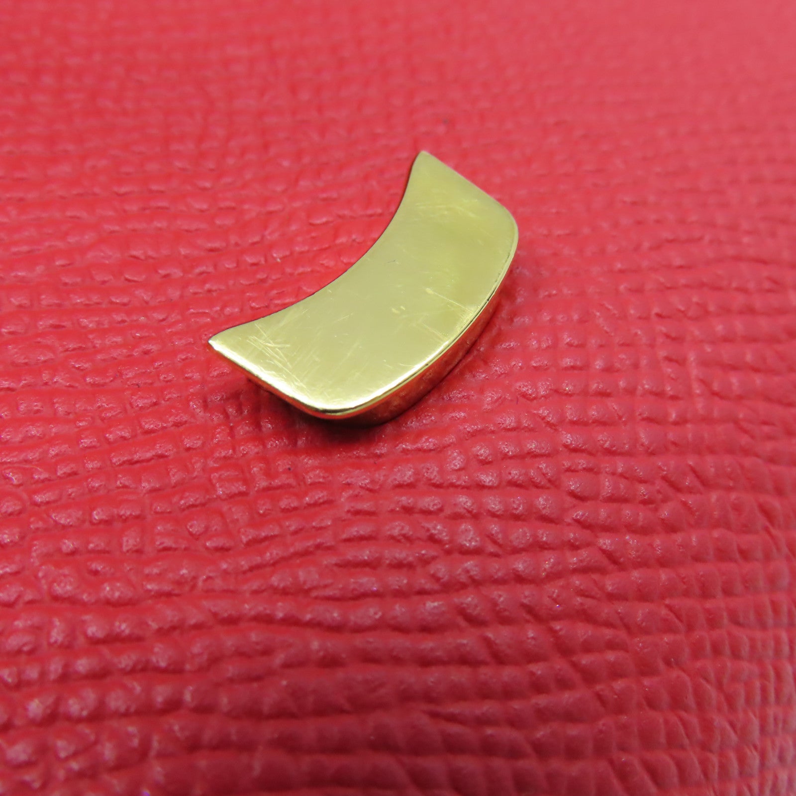 HERMES Epsom皮革Cherche Midi 22 Clutch Bag金扣手拿包Rouge Tomate番茄紅色