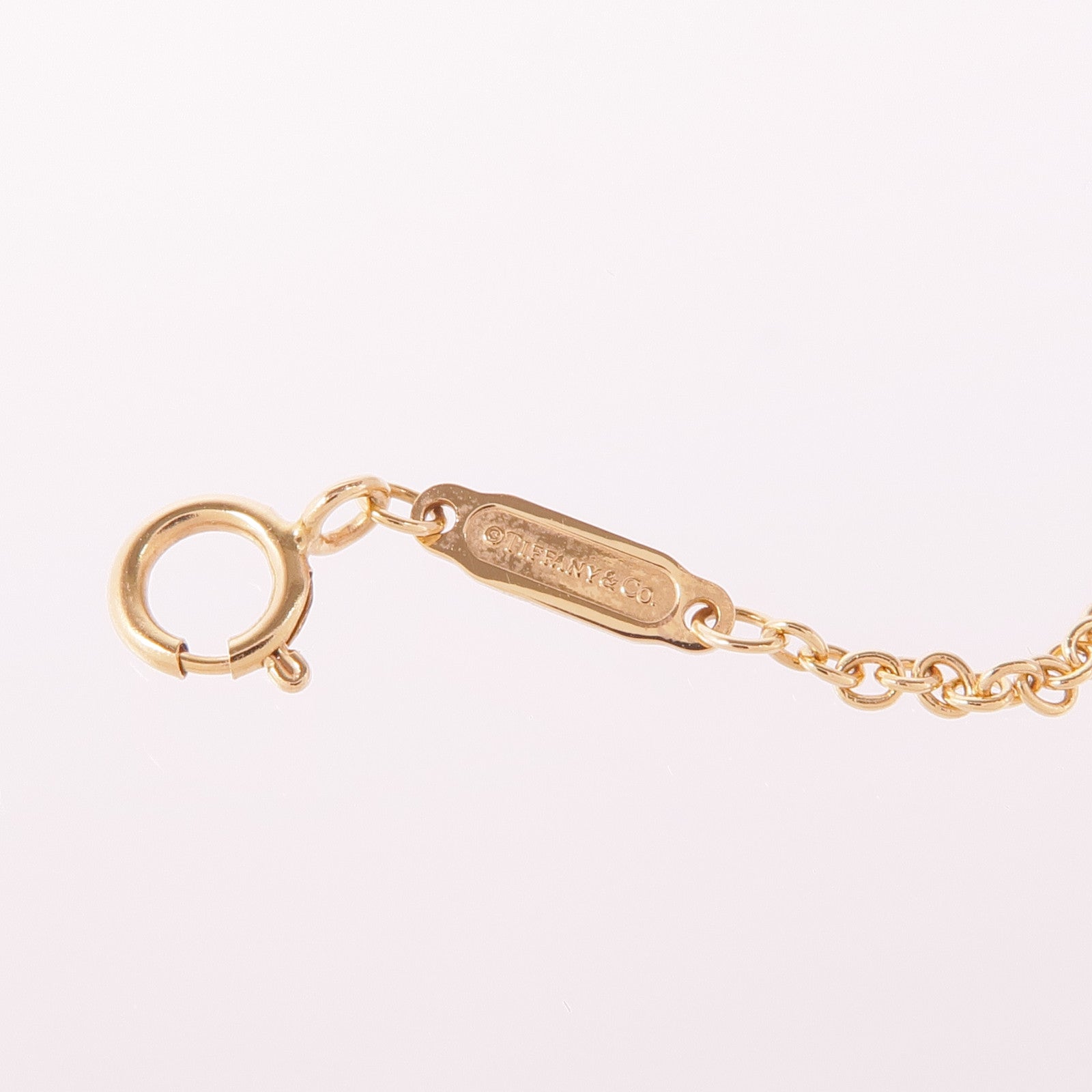 TIFFANY＆CO 18K玫瑰金Tiffany knot項鍊