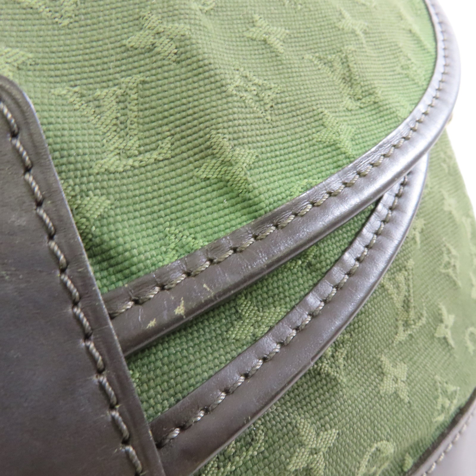 LOUIS VUITTON Monogram Mini Berangere金扣肩背袋綠色
