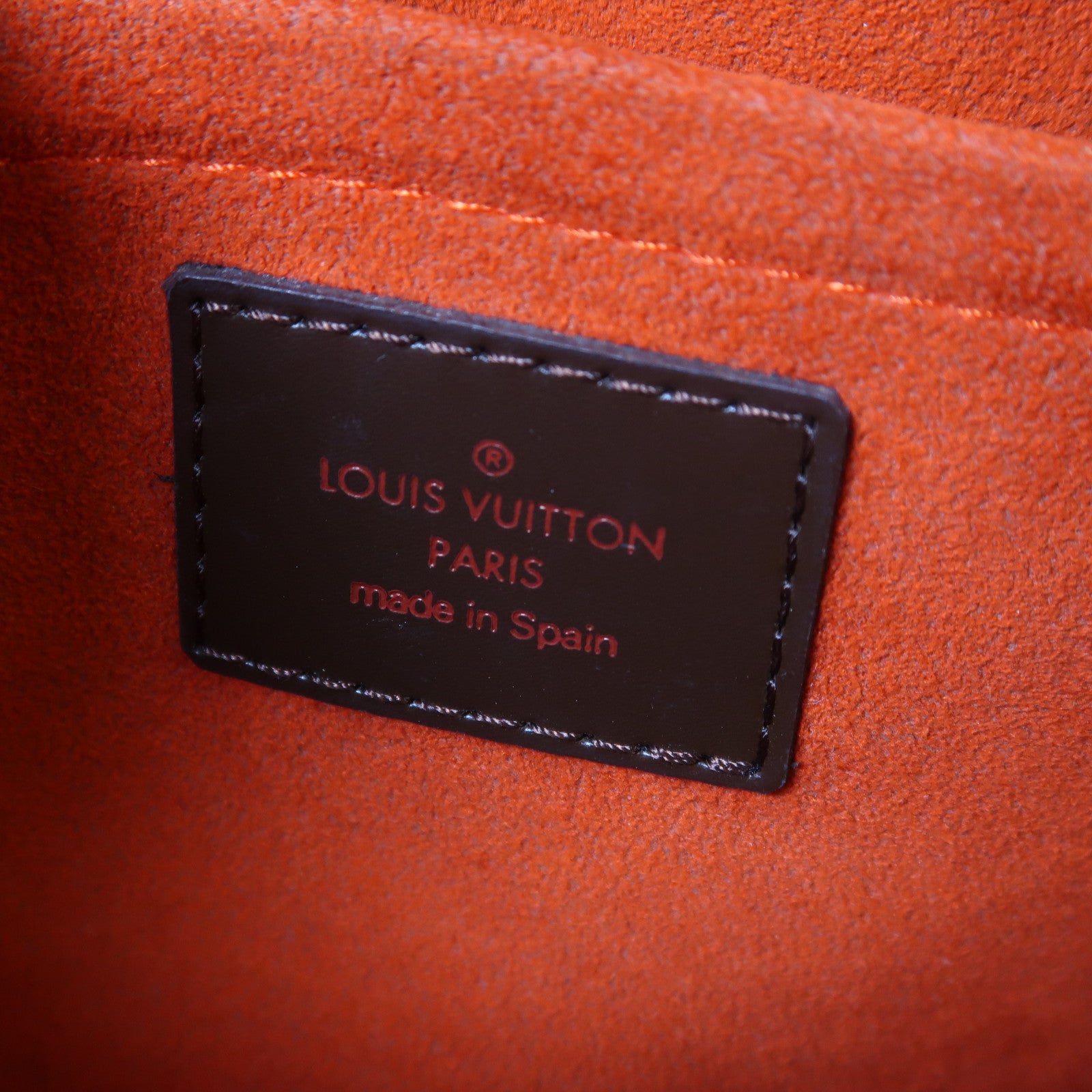 LOUIS VUITTON 【激減優惠】Damier Ebene Sarria Mini金扣手挽袋啡色
