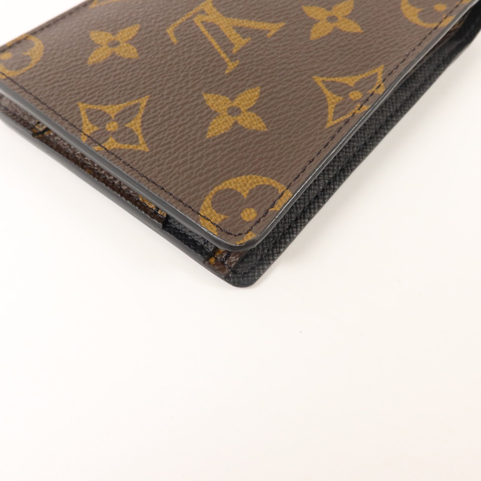 LOUIS VUITTON Monogram Macassar Multiple Wallet錢包