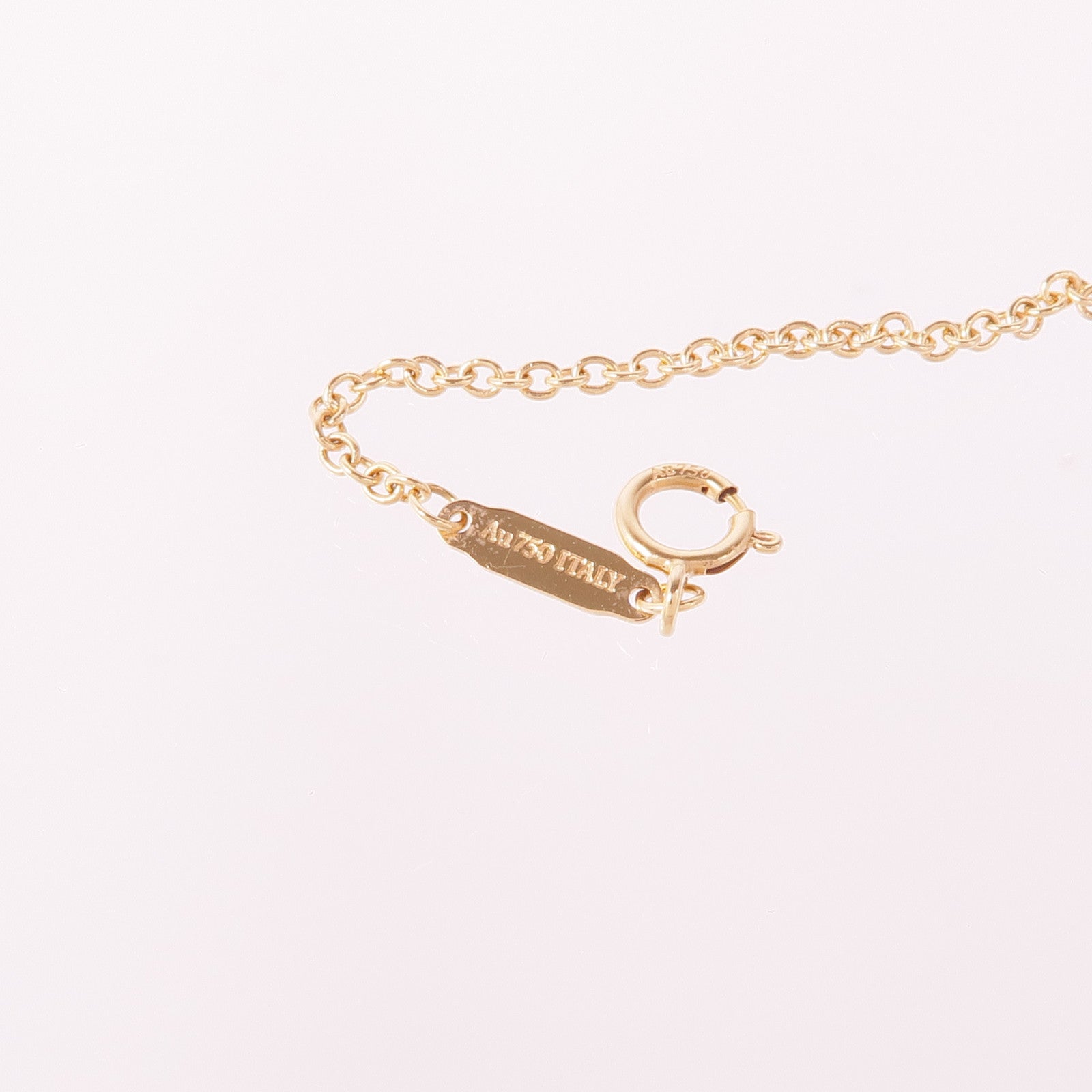 TIFFANY＆CO 18K玫瑰金Tiffany knot項鍊