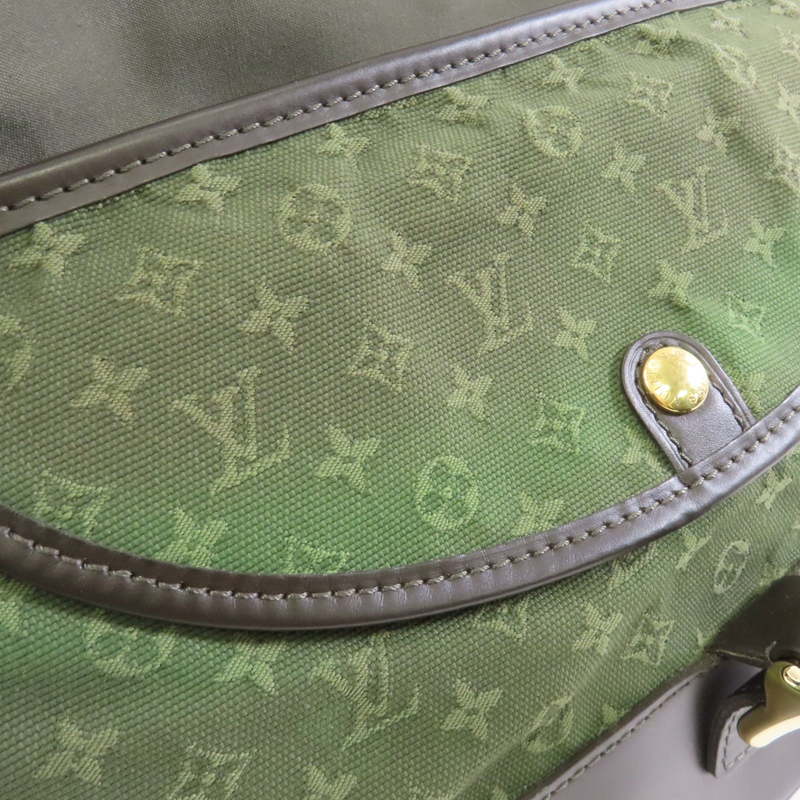 LOUIS VUITTON Monogram Mini Berangere金扣肩背袋綠色