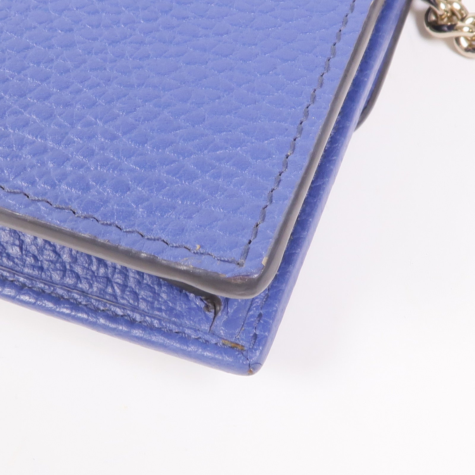 GUCCI 牛皮皮革Chain Shoulder金扣鏈帶肩背袋