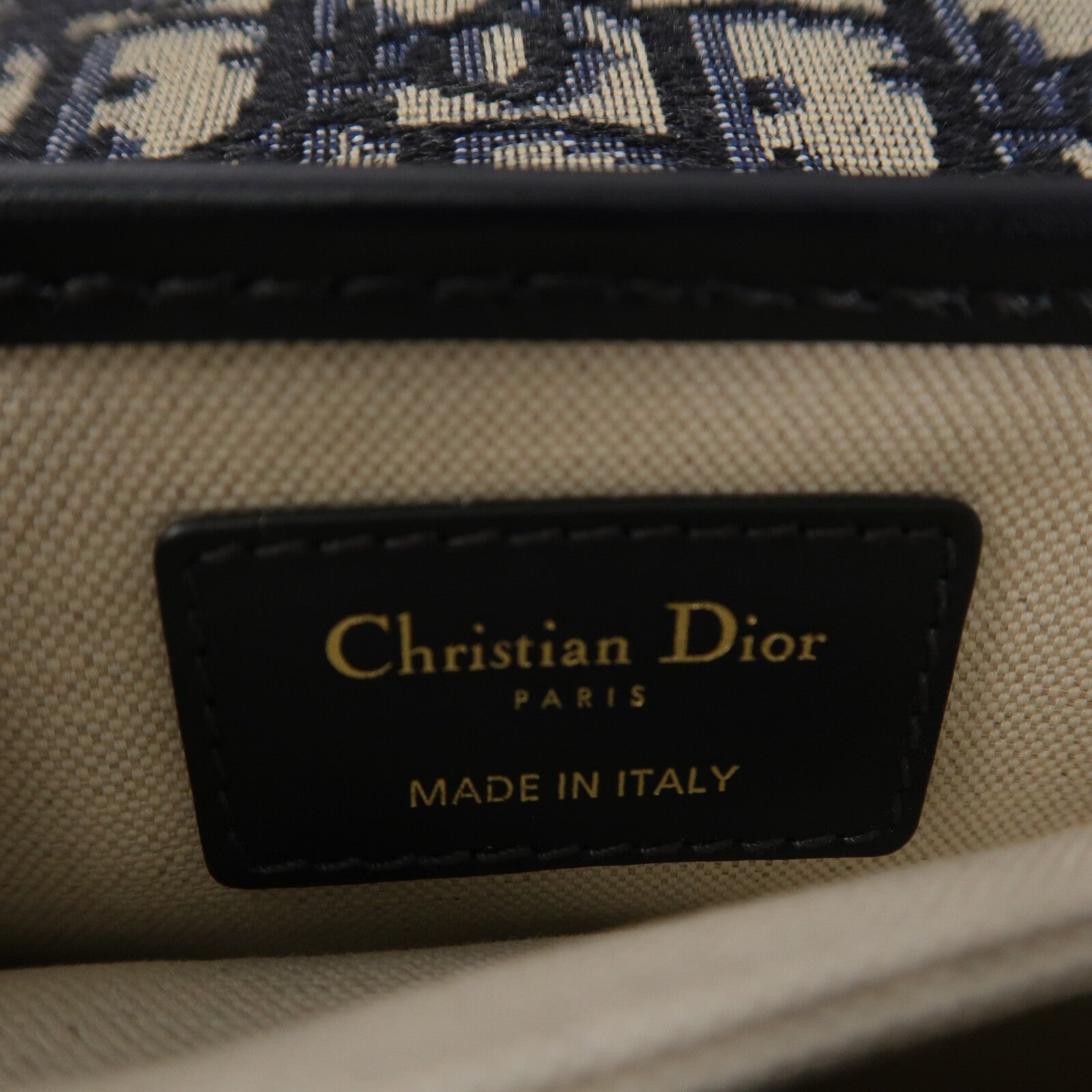 Dior 帆布Oblique Square Dior Addict Flap Bag肩背袋