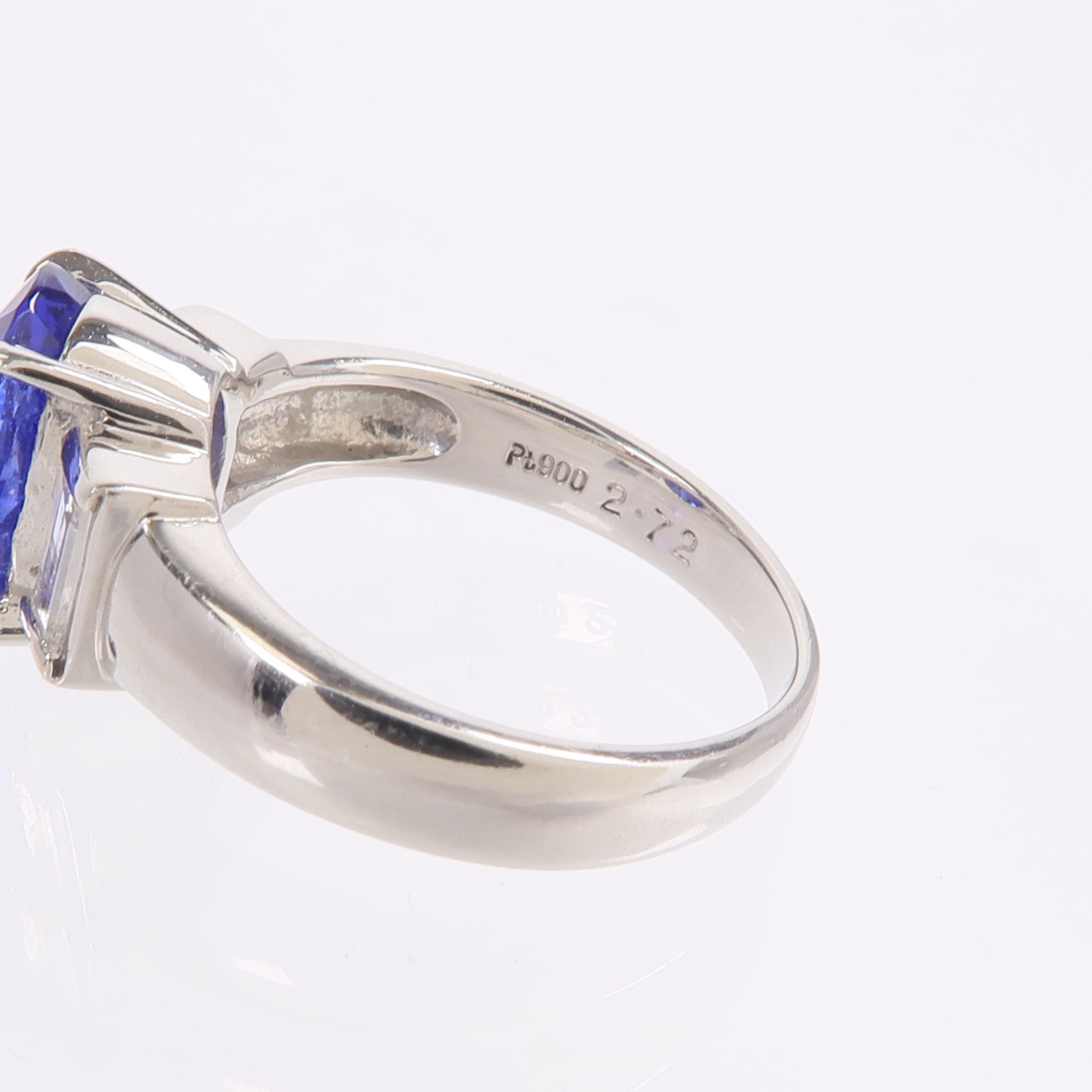 JEWELRY PT900鉑金Tanzanite Diamond Ring坦桑石/鑽石戒指