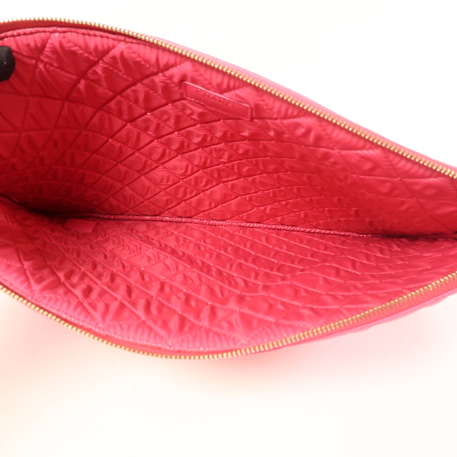 CHANEL 羊皮皮革Clutch Bag金扣手拿包