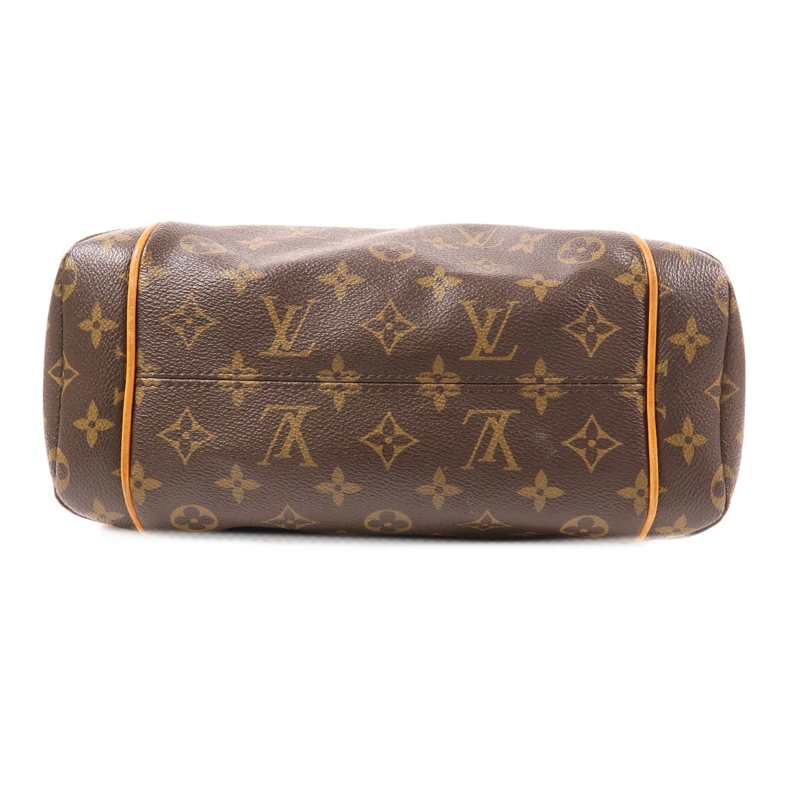LOUIS VUITTON Monogram Totally PM金扣肩背袋/手挽袋棕色