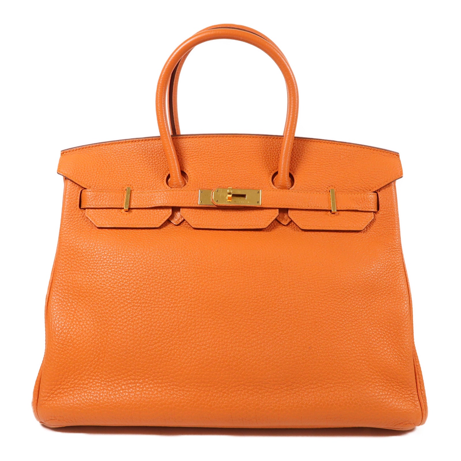 HERMES Togo皮革Birkin 35金扣手挽袋