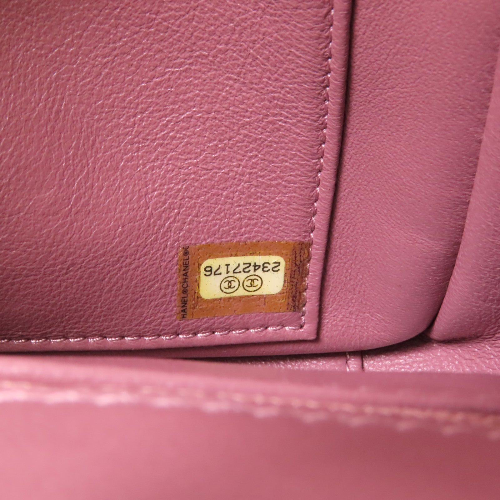 CHANEL 牛皮皮革Business Affinity金扣鏈帶手挽肩背兩用袋