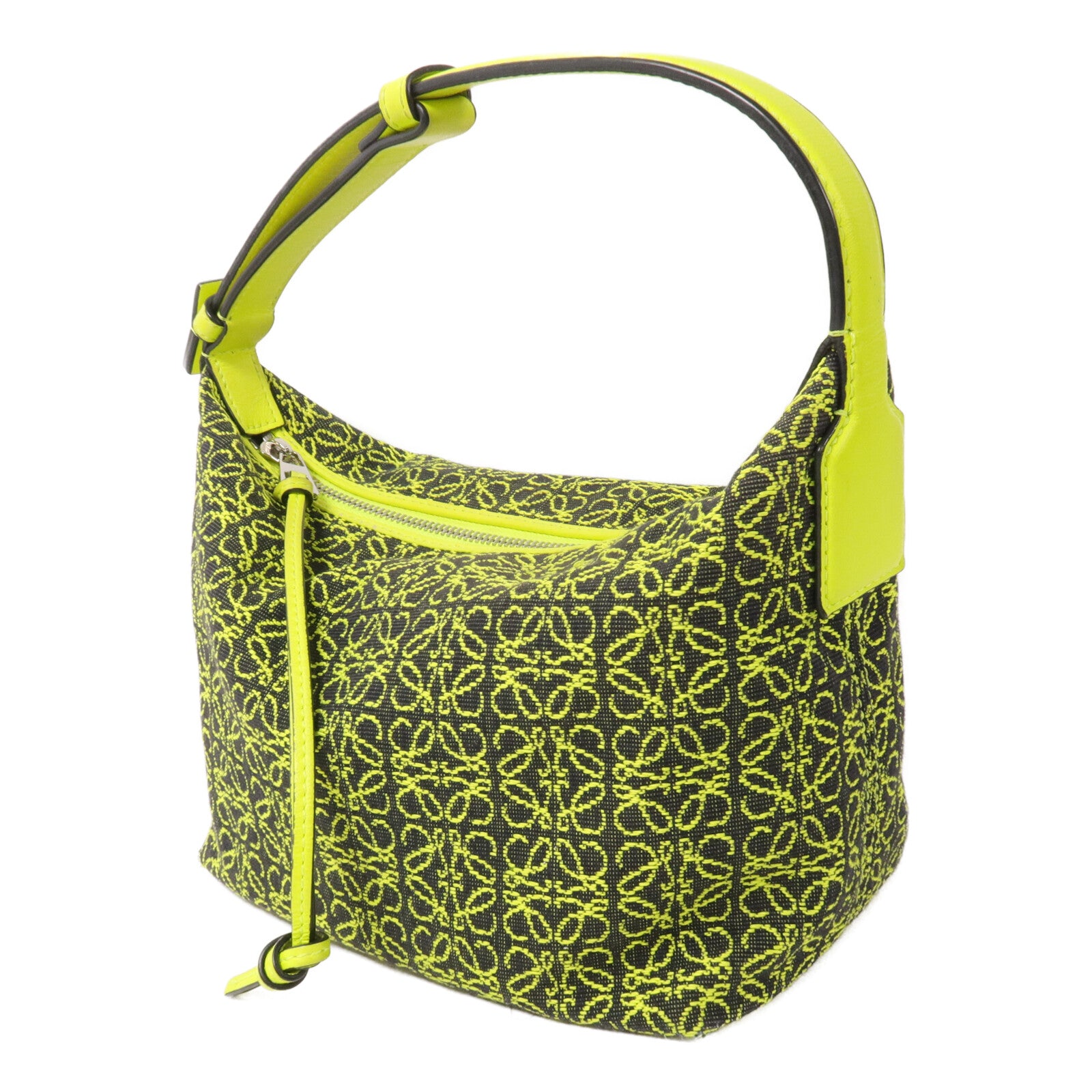 LOEWE 帆布Cubi肩背袋