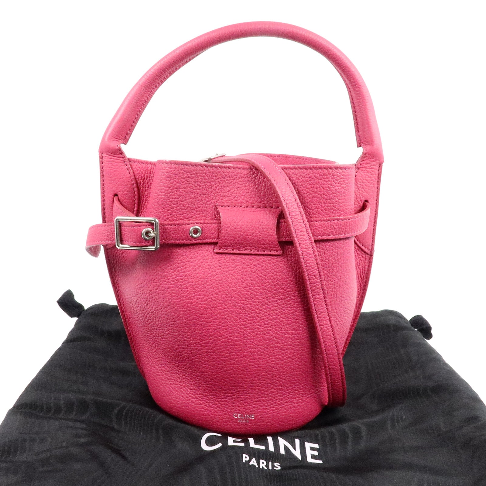 CELINE 牛皮皮革Big Bag Bucket手挽肩背兩用袋