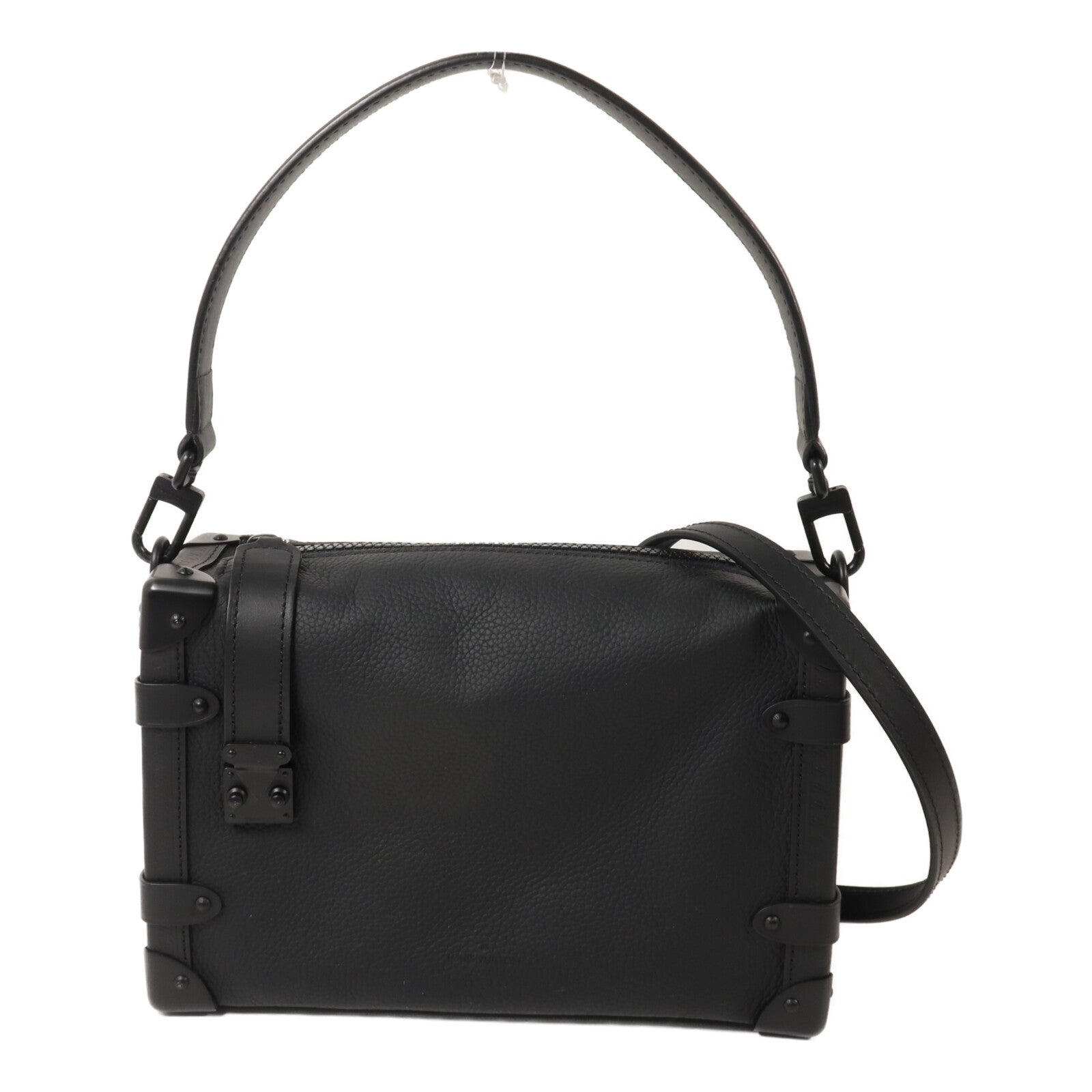 LOUIS VUITTON 【激減優惠】牛皮皮革Side Trunk MM手挽肩背兩用袋