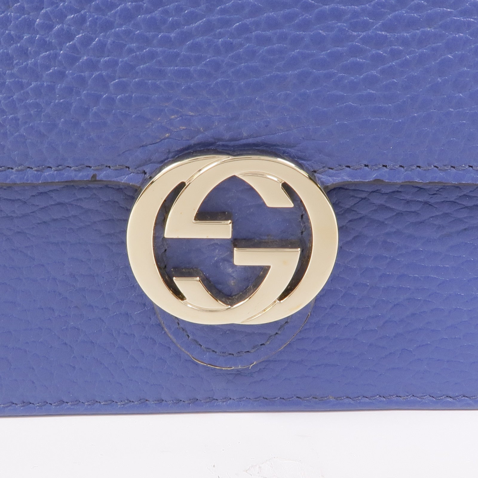 GUCCI 牛皮皮革Chain Shoulder金扣鏈帶肩背袋