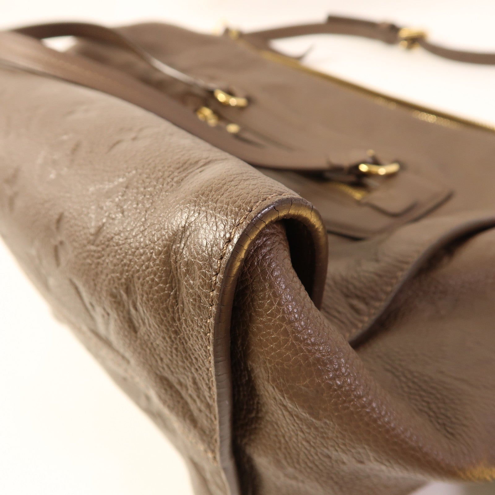 LOUIS VUITTON Monogram Empreinte Luminous PM金扣手挽肩背兩用袋