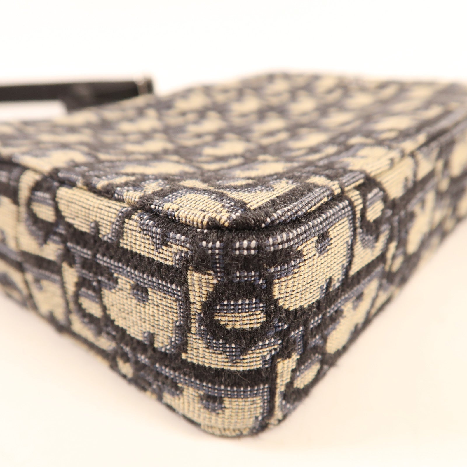 Dior 帆布Shoulder Bag銀扣肩背袋