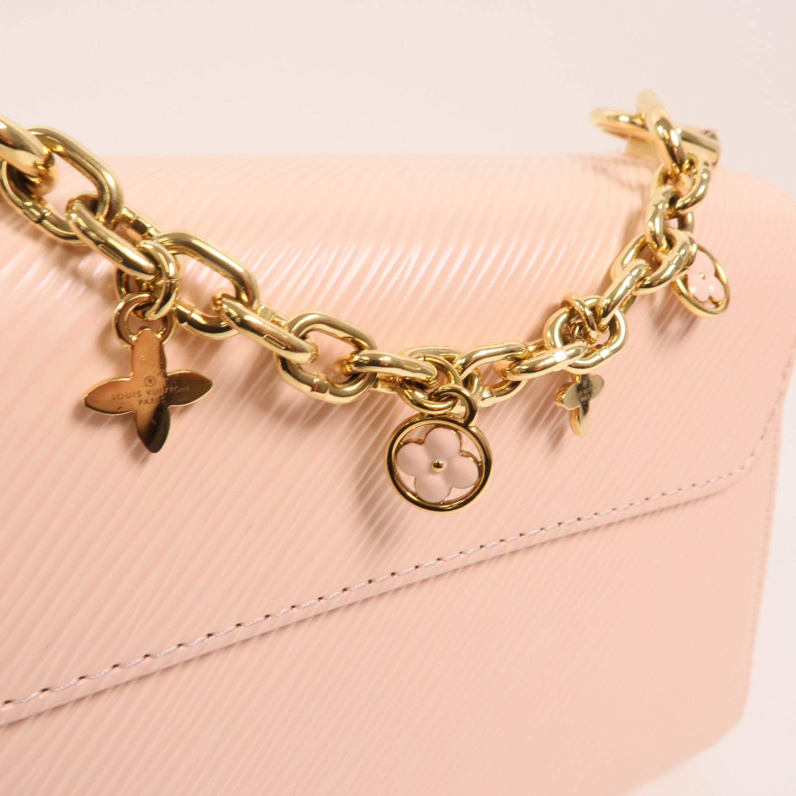 LOUIS VUITTON Epi Twist PM金扣手挽肩背兩用袋