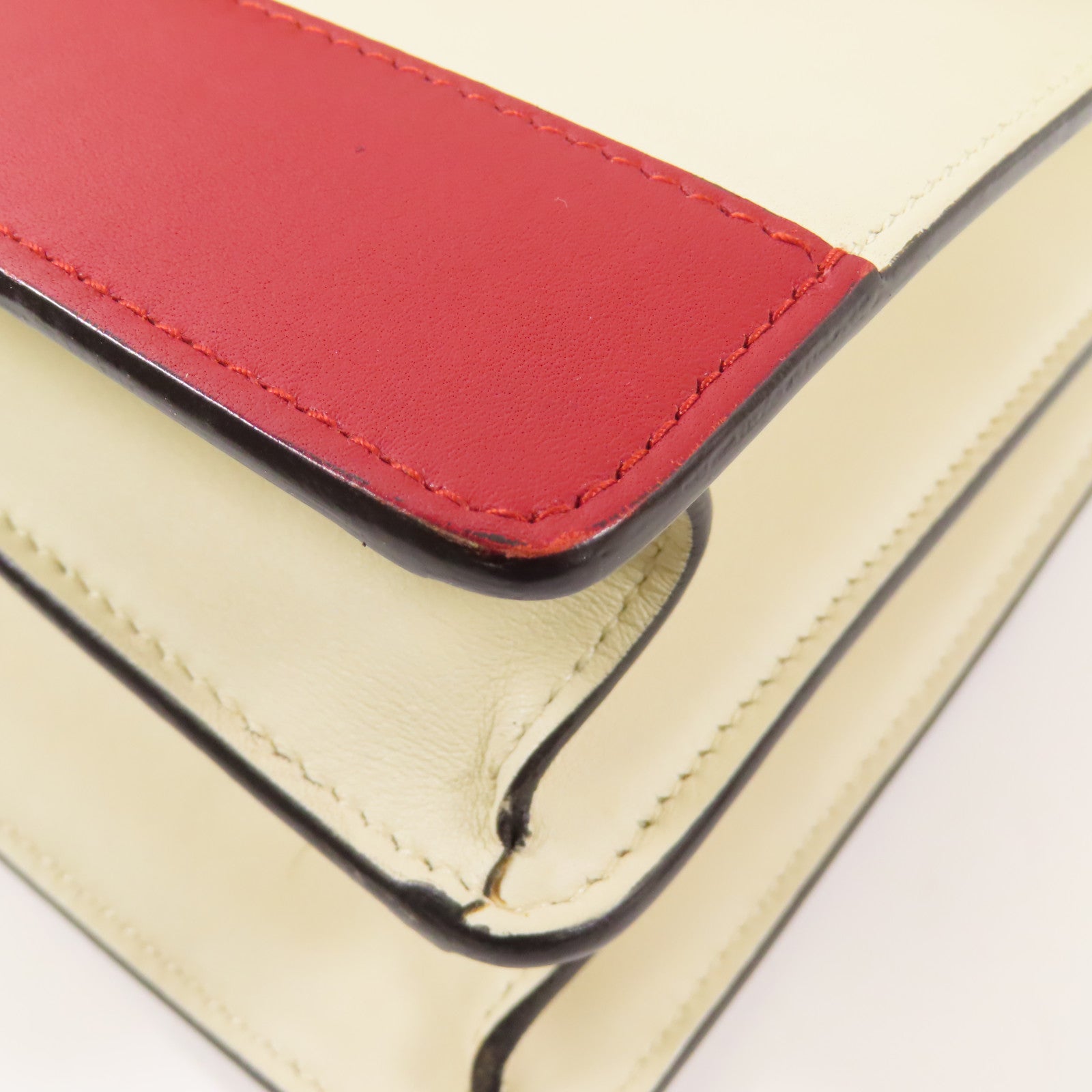 GUCCI 牛皮皮革Dionysus Bamboo金扣手挽肩背兩用袋米色/藍色/紅色