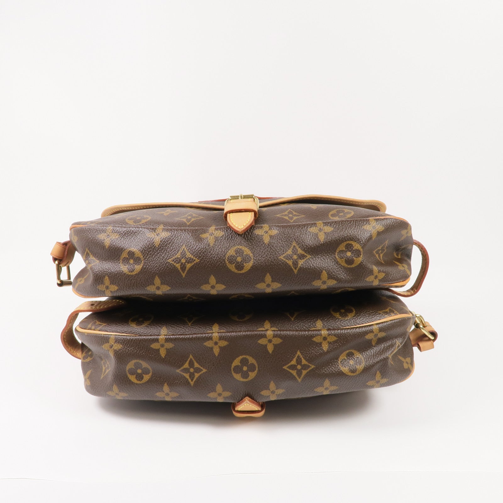 LOUIS VUITTON Monogram Saumur 30金扣肩背袋
