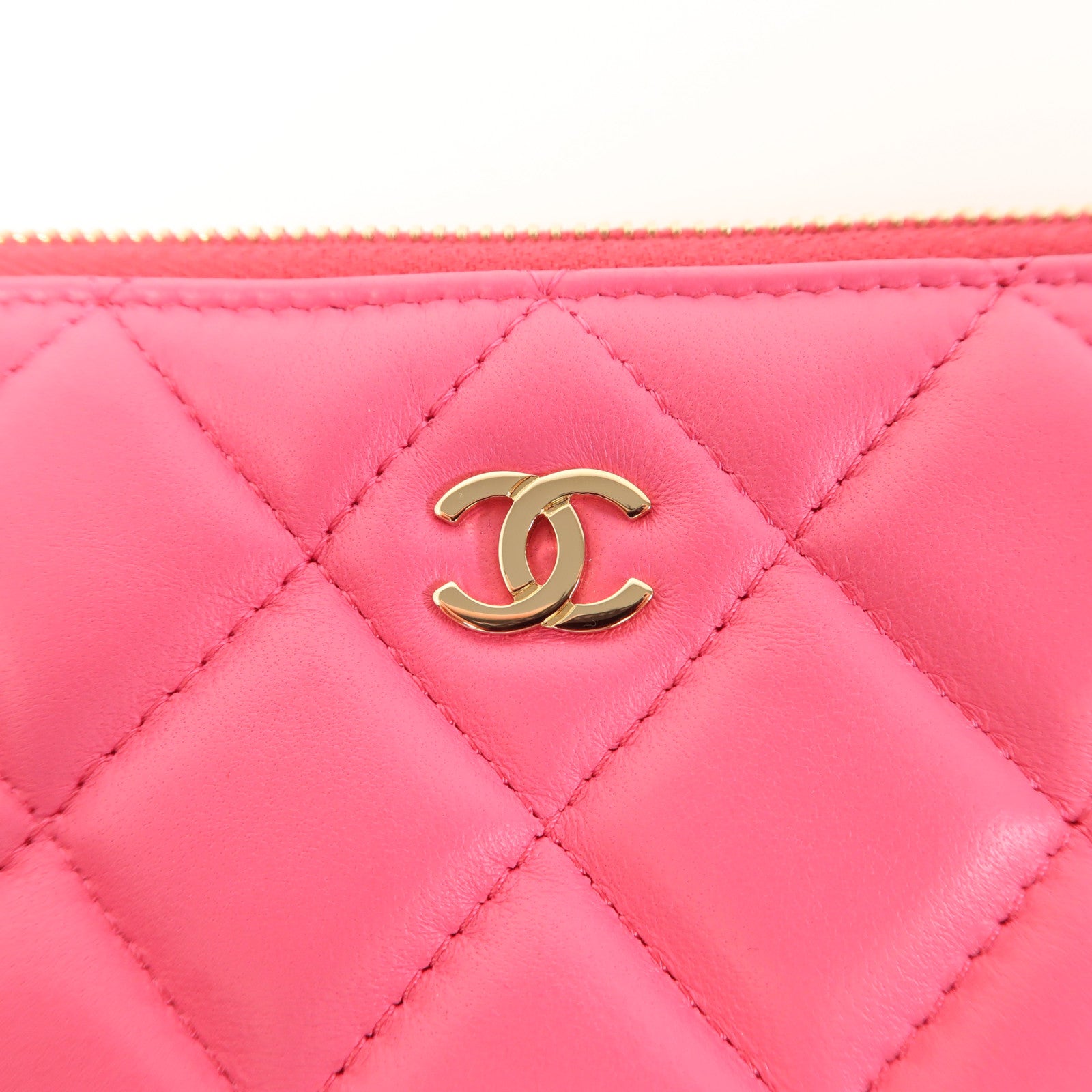 CHANEL 羊皮皮革Clutch Bag金扣手拿包