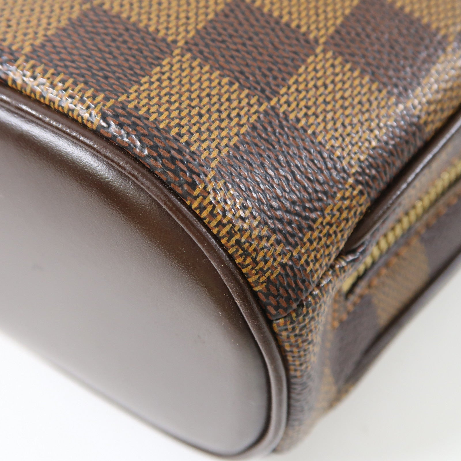 LOUIS VUITTON 【激減優惠】Damier Ebene Sarria Mini金扣手挽袋啡色