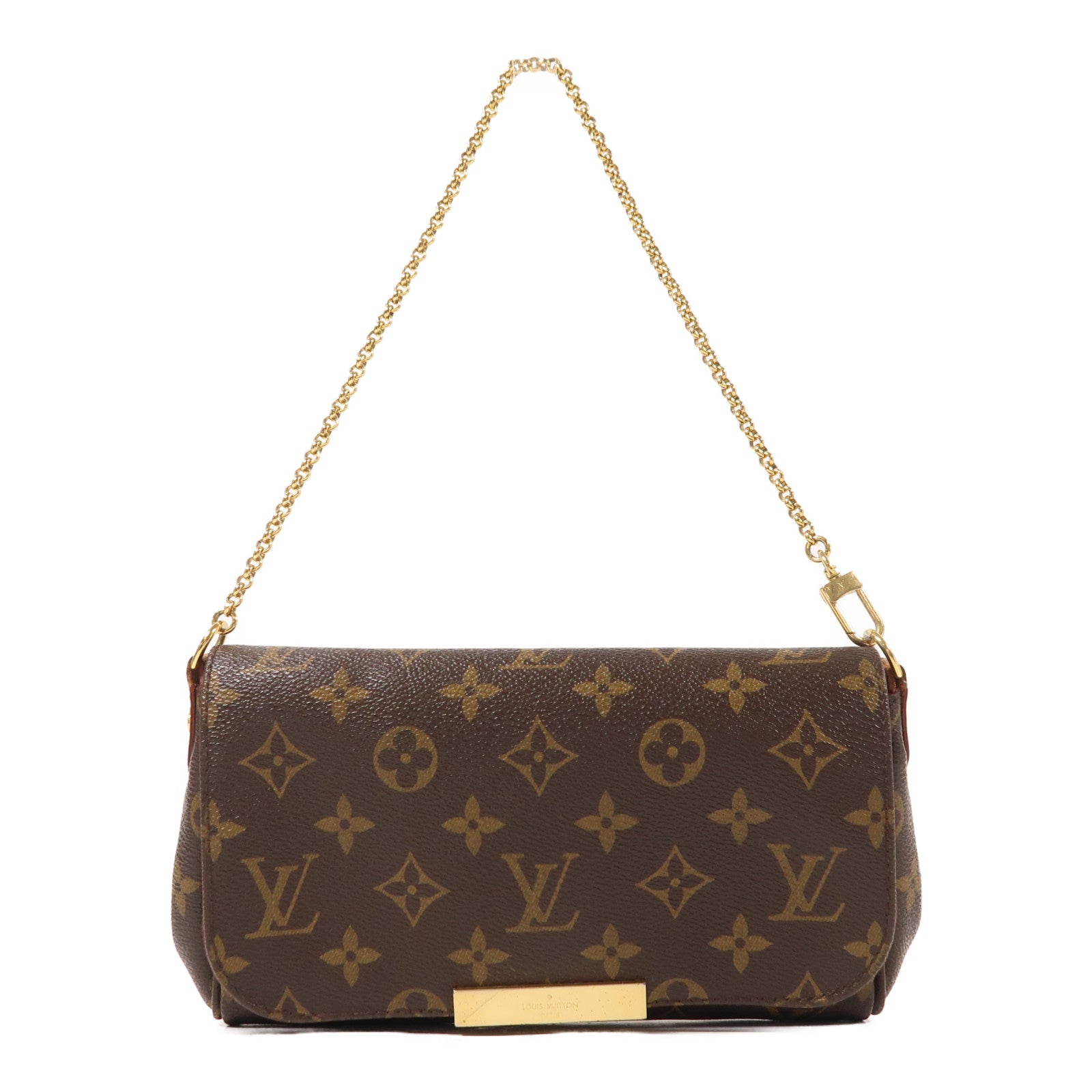 LOUIS VUITTON Monogram Favourite PM金扣手挽袋