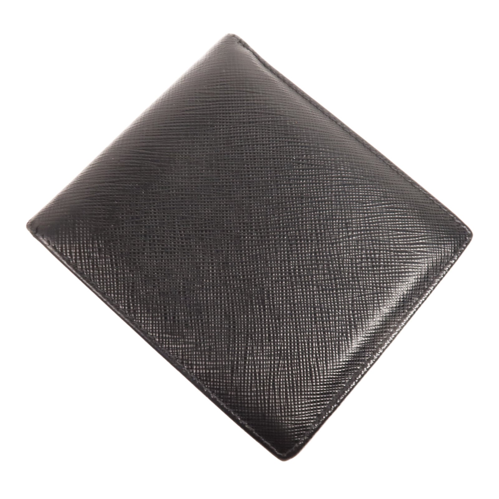 PRADA 牛皮皮革Wallet銀扣錢包