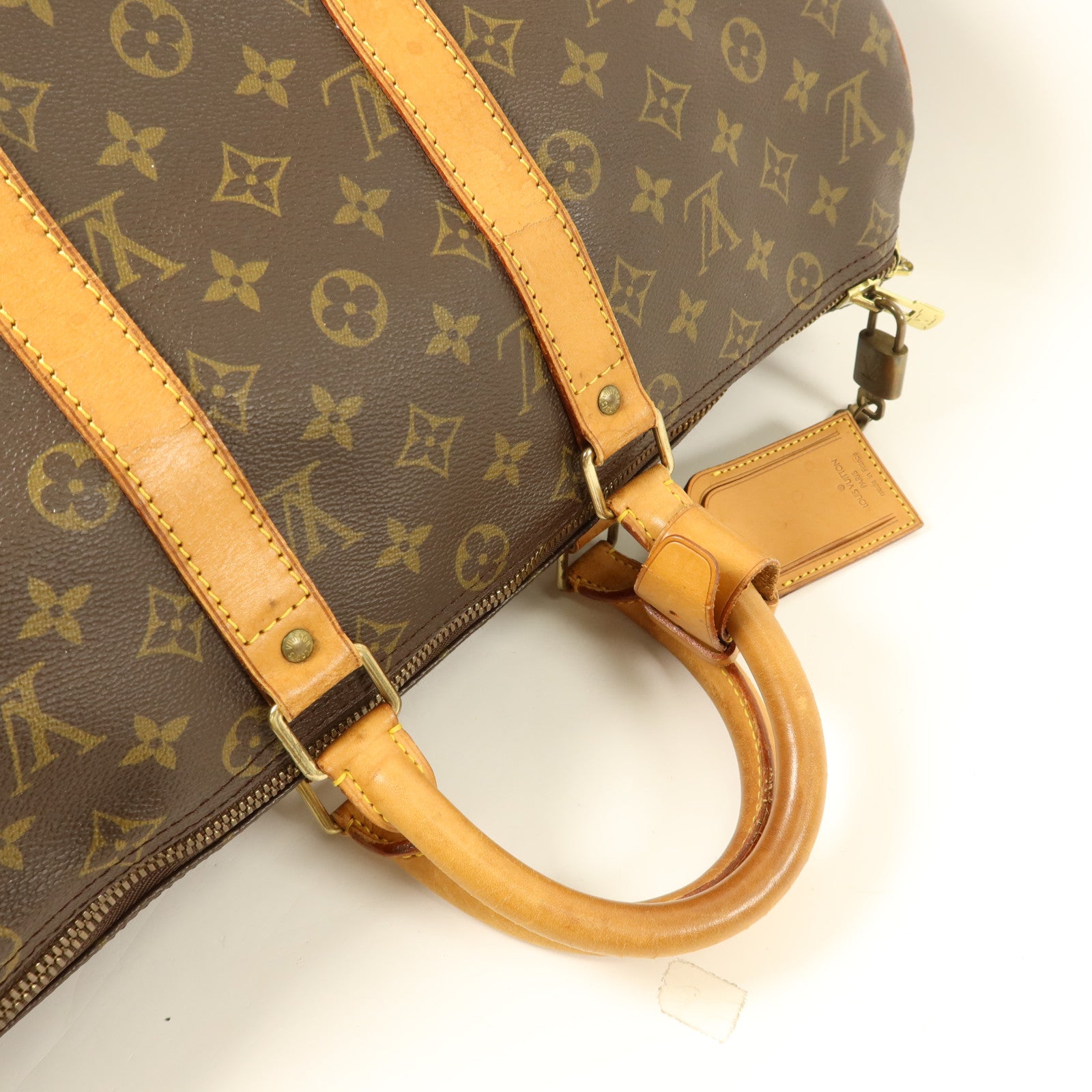 LOUIS VUITTON Monogram Keepall 45金扣手挽袋