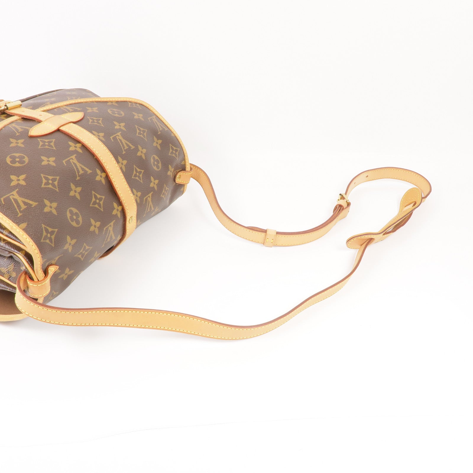 LOUIS VUITTON Monogram Saumur 30金扣肩背袋