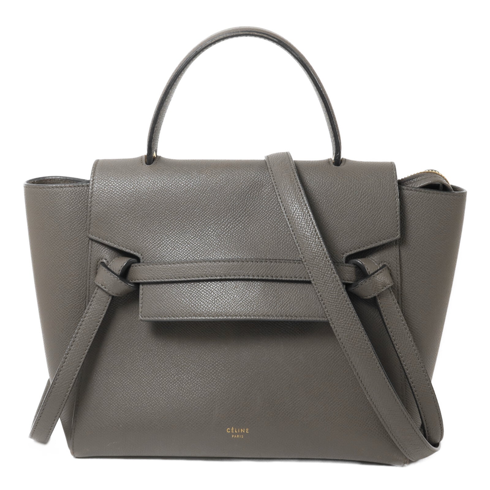 CELINE 牛皮皮革Micro Belt Bag手挽肩背兩用袋