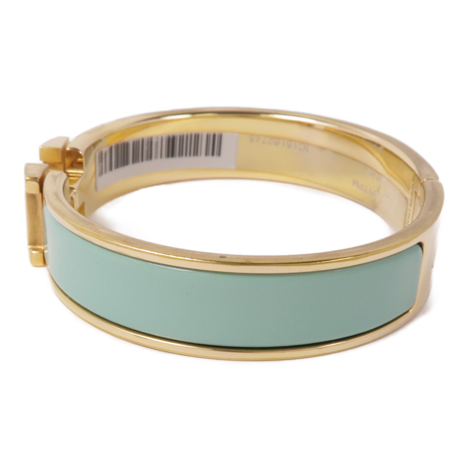HERMES Clic H Bracelet Metal Blue