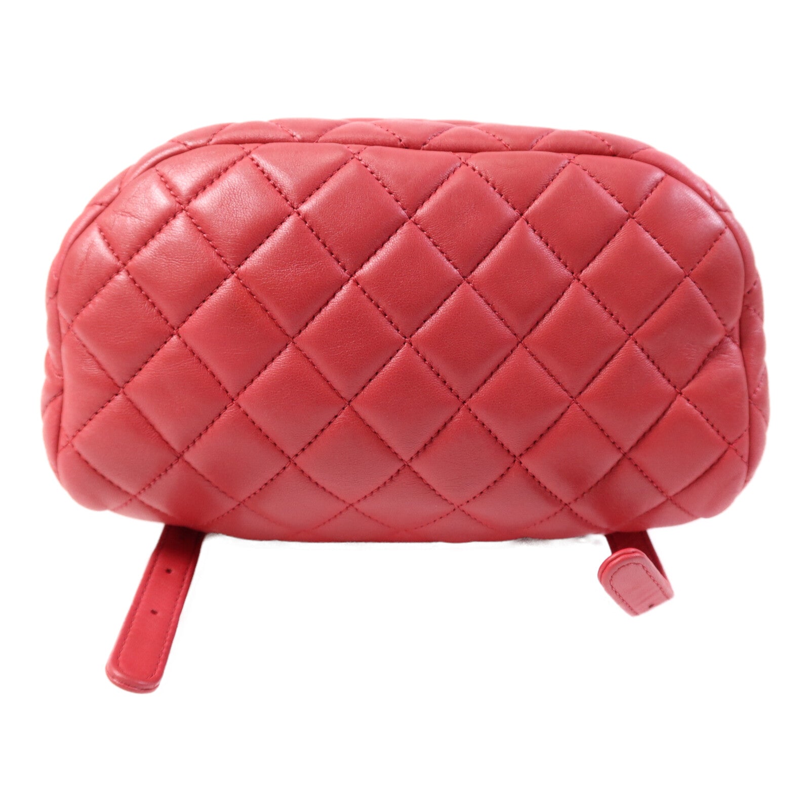 CHANEL 【激減優惠】羊皮皮革Backpack金扣鏈帶背包