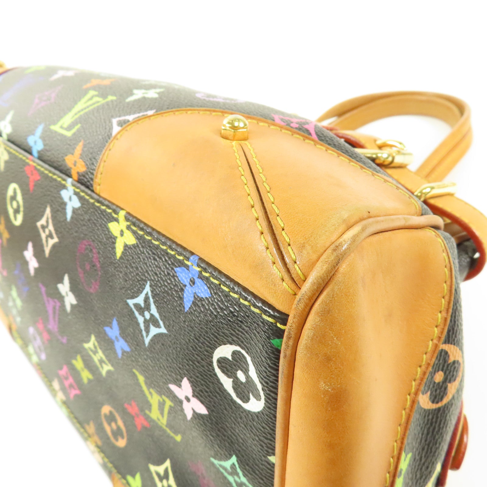 LOUIS VUITTON Monogram Multicolore Claudia金扣手挽袋