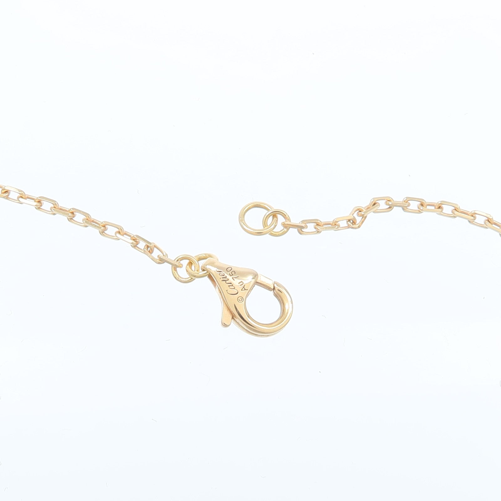 CARTIER 18K玫瑰金Cartier C Heart鑽石項鍊