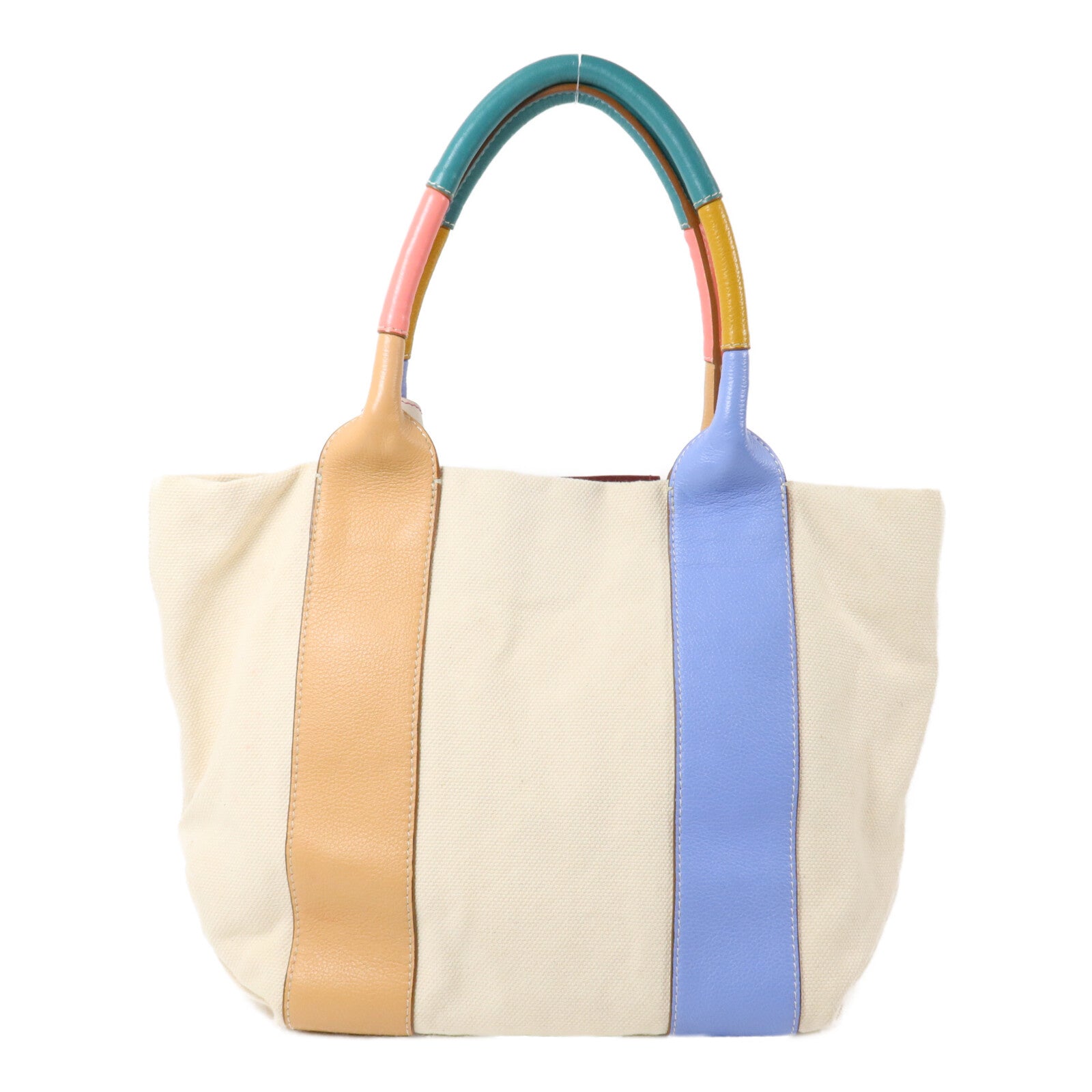 SEE BY CHLOE 帆布/牛皮皮革Laetizia Small Tote手挽袋