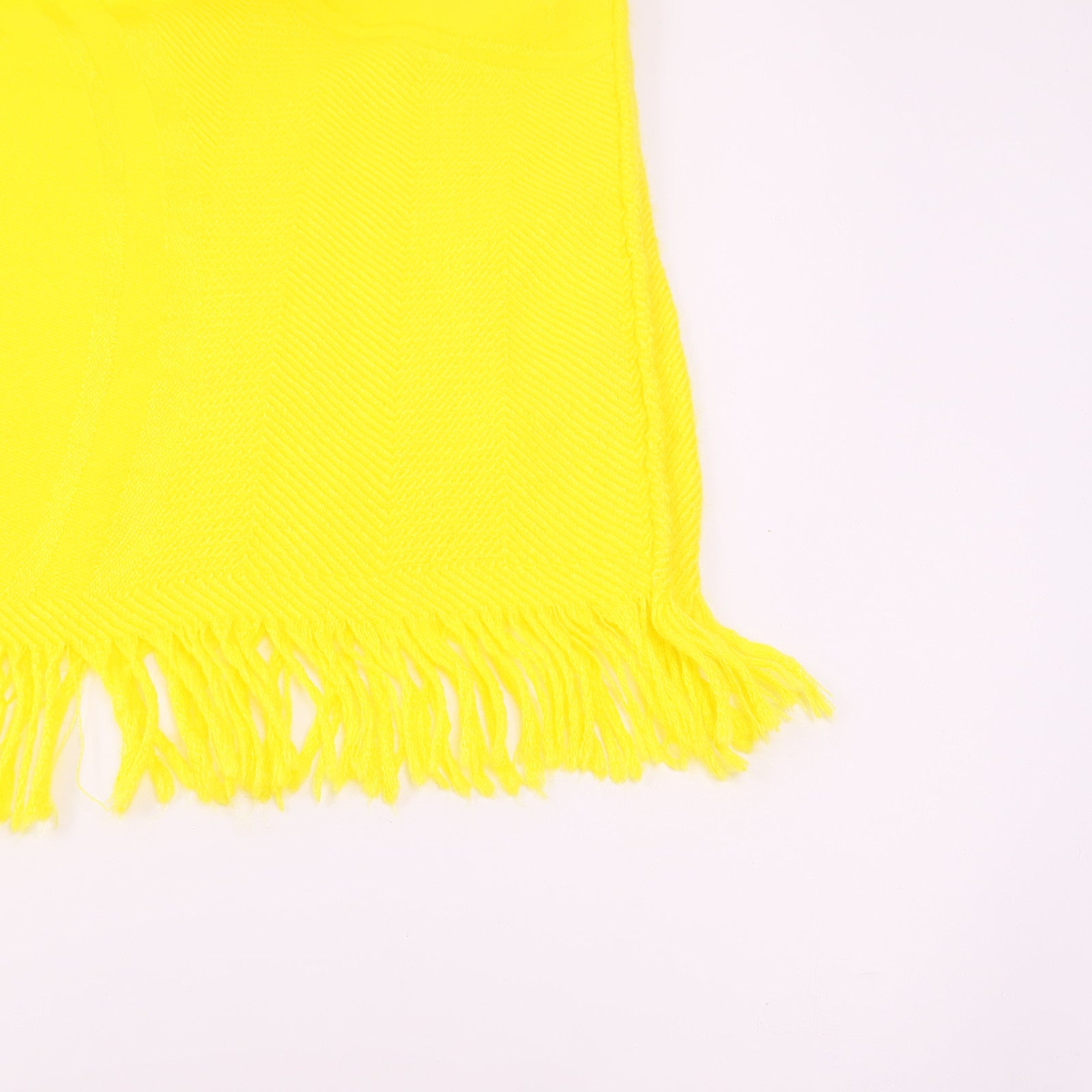 HERMES New Libris Scarf Cashmere Silk Yellow